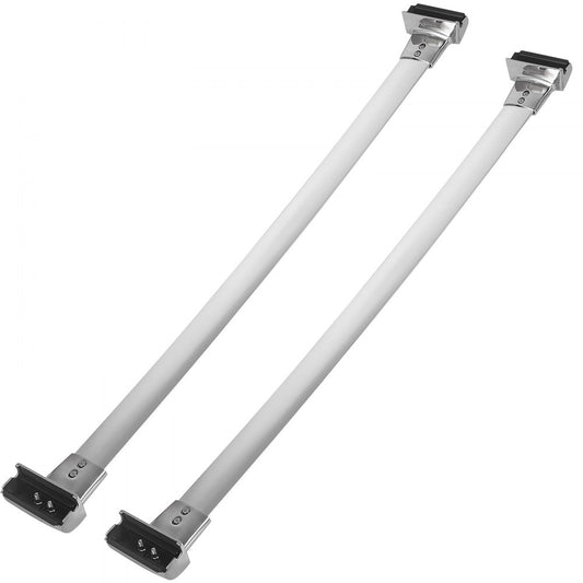 VEVOR Roof Rack Rail Cross Bar Fit for Jeep Grand Cherokee 2011-2018 Silver Set Carrier Baggage 165LBS Top Luggage Pair Durable Storage Cross Bar Roof Rails Stainless Steel