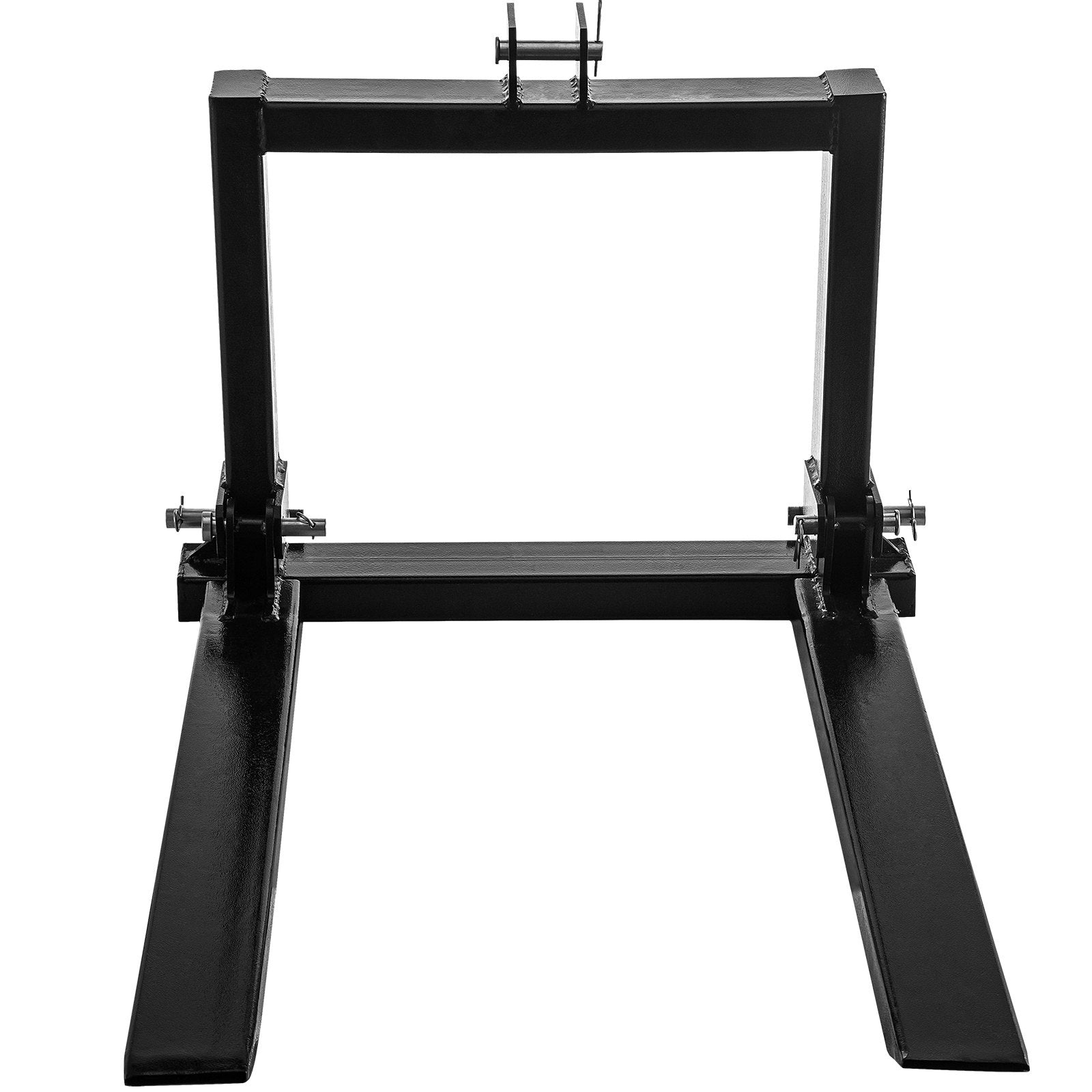 Heavy Duty 3 Point Hitch Pallet Fork for Category 1 & 2 Tractors, 2200 lbs Capacity, Steel Construction, Skid Steer Loader Attachment