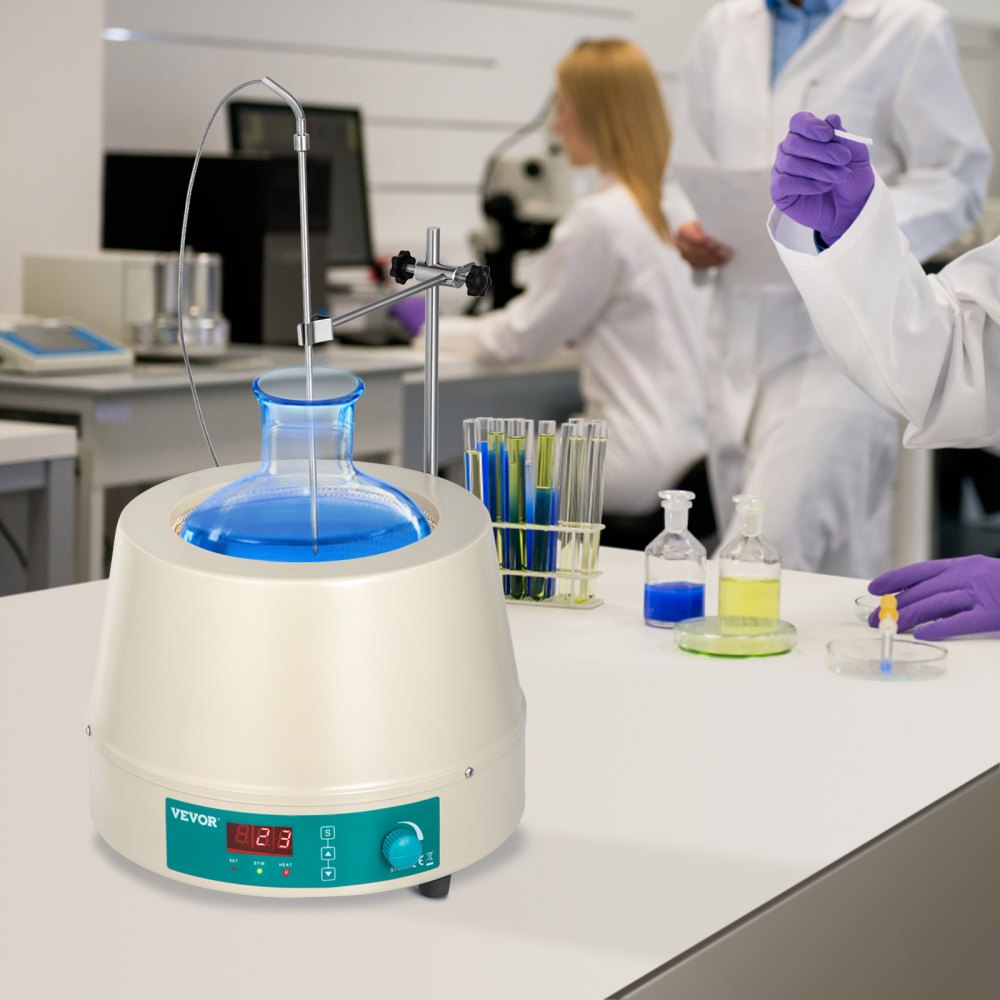 Magnetic Stirrer 2000ml Electric Magnetic Stirring Heating Mantle 450w Digital