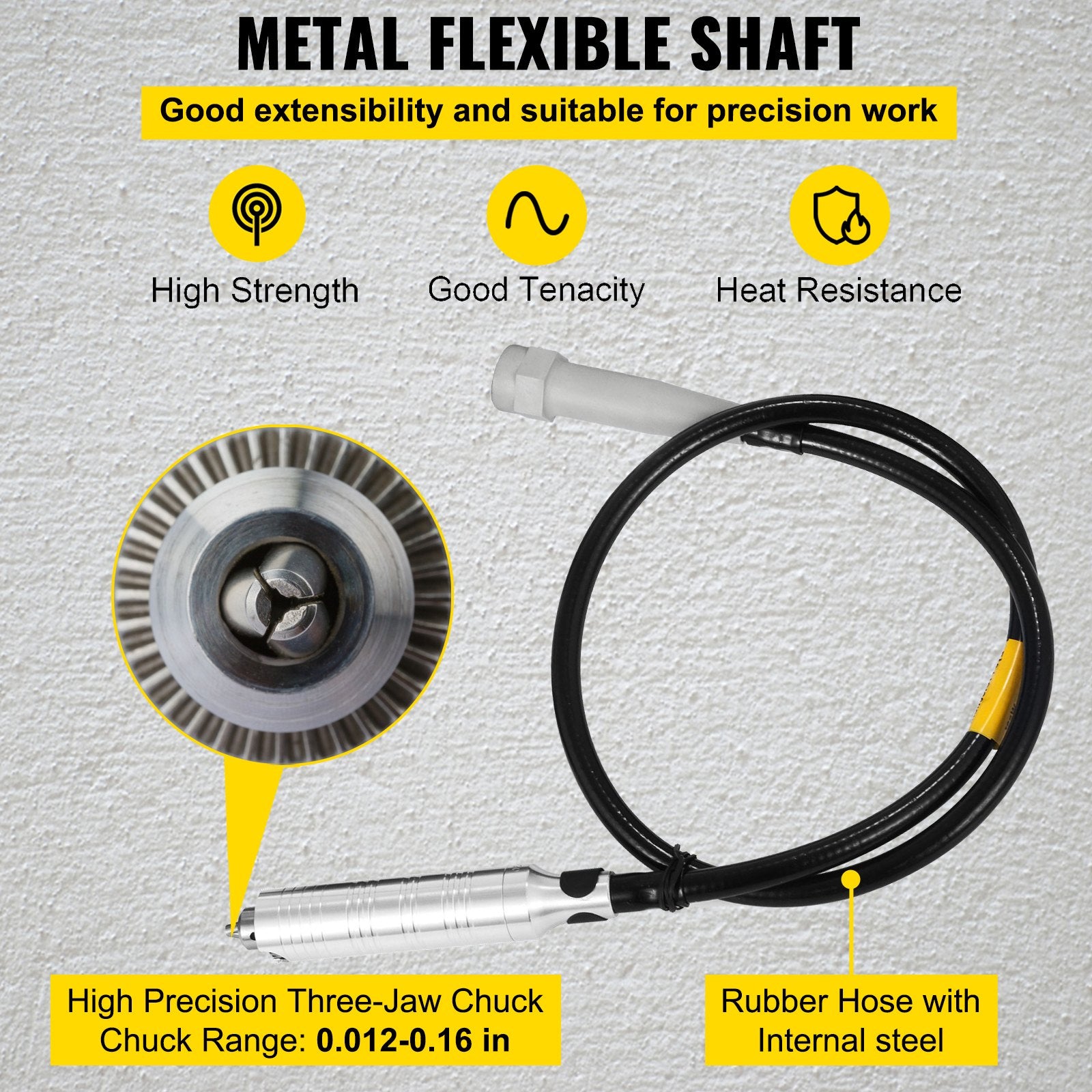 High-Power 230W Hanging Flex Shaft Grinder with Stepless Speed Foot Pedal for Carving, Buffing, Drilling, Polishing - 18000 RPM, 4mm Flex Shaft, Grey
