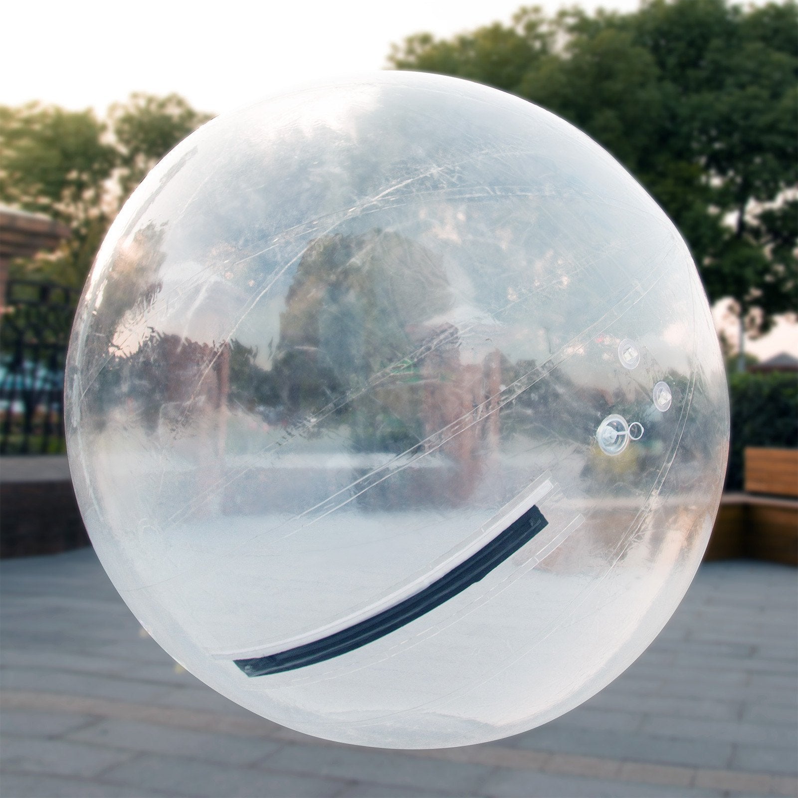 2M Inflatable Zorb Ball with German TIZIP Zipper – Eco-Friendly, Quick Setup, Durable PVC for Water Walking, 396lbs Capacity