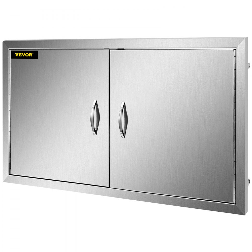 Bbq 36"x21"/90x53cm Access Double Walled Door Stainless Doors Vertical Outdoor