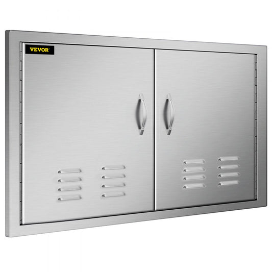 36”x21” Vented Double Access Door Double Island Outdoor Kitchen Ventilation