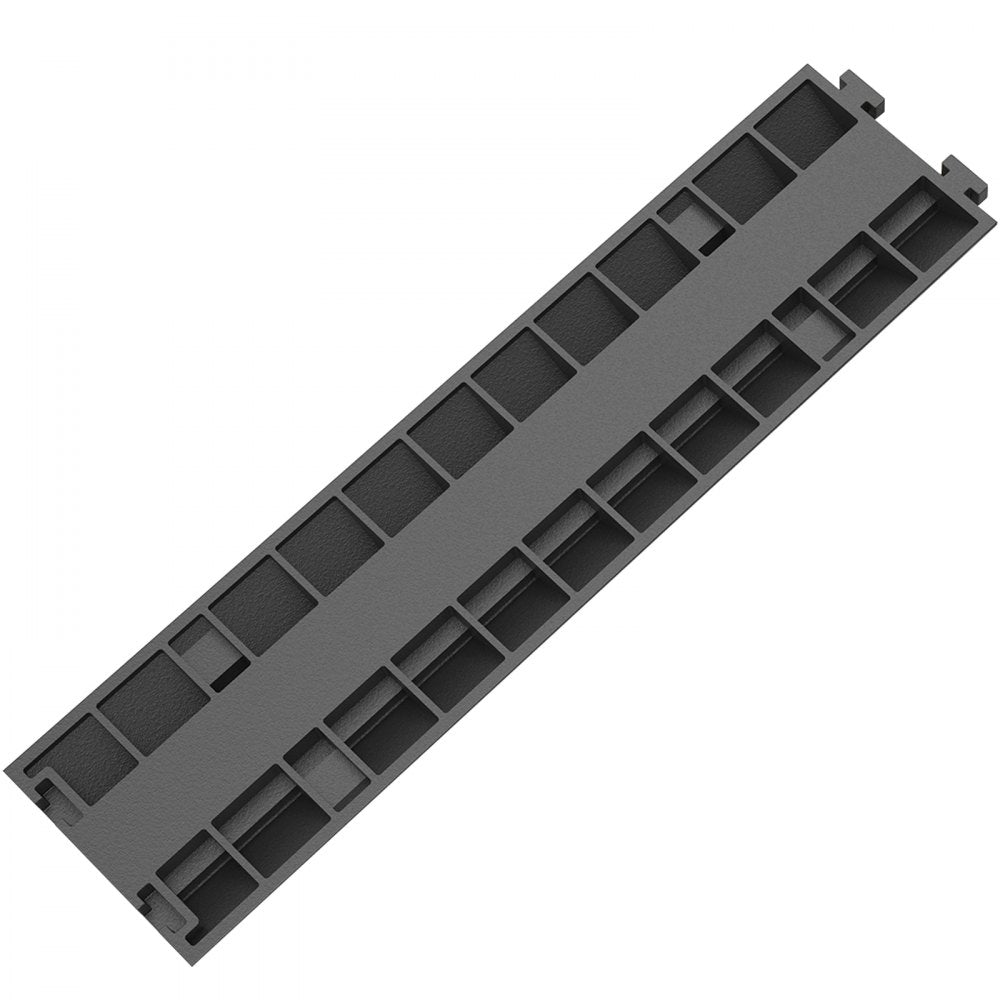 Heavy-Duty Dual Channel Rubber Cable Protector for Cars - 3 Pack, Supports Up to 11,000 lbs