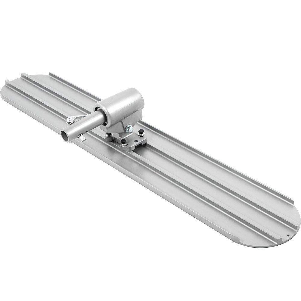 Bull Float Concrete Float 48”x8” Concrete Tool Trowel Float 4 Handles Round End