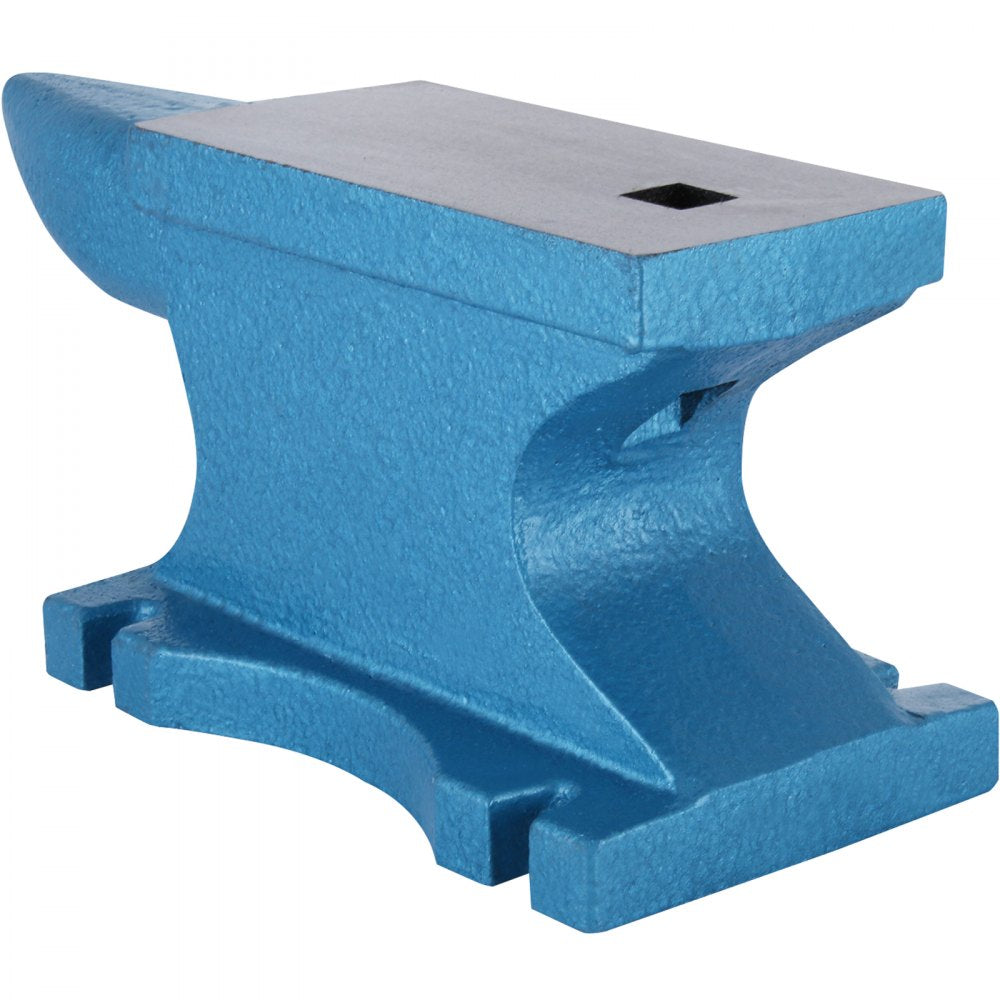 VEVOR Single Horn Anvil 55Lbs, Cast Iron Anvil Blacksmith Withstands Heavy Blows,Anvil Rugged Round Horn Anvil Blacksmith Jewelers Metalsmith Tool, for Sale Forge Tools and Equipment