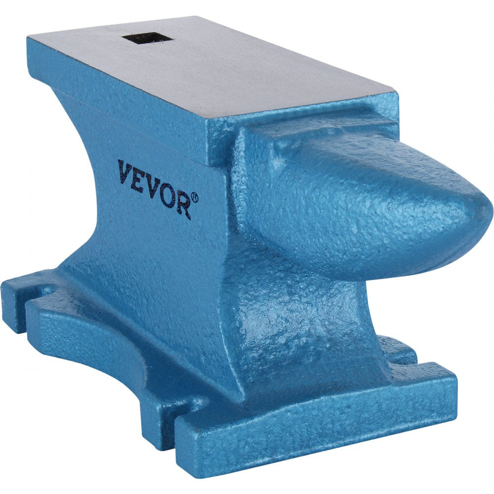 VEVOR Single Horn Anvil 55Lbs, Cast Iron Anvil Blacksmith Withstands Heavy Blows,Anvil Rugged Round Horn Anvil Blacksmith Jewelers Metalsmith Tool, for Sale Forge Tools and Equipment