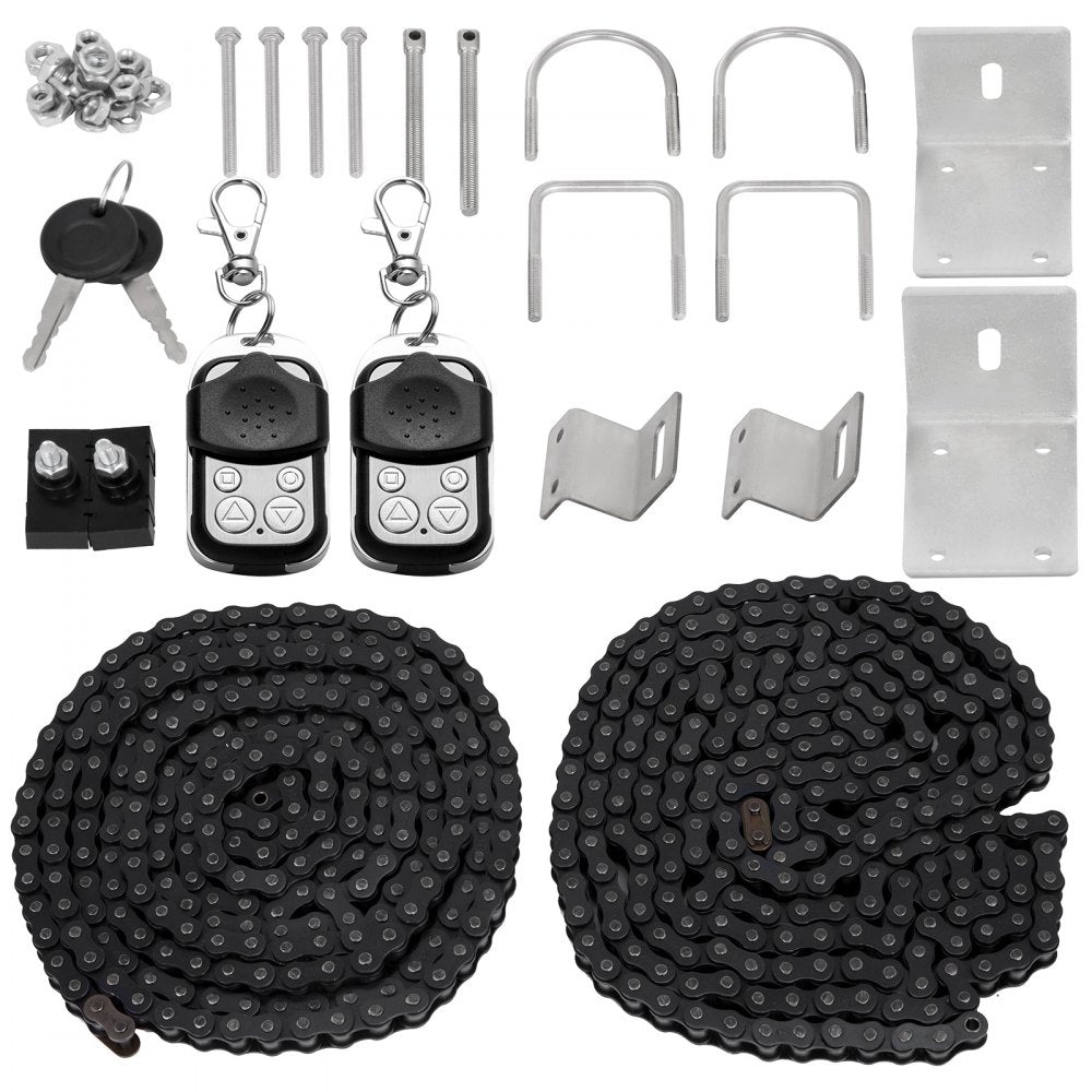 Automatic Sliding Gate Opener with Motor and Remote Control System