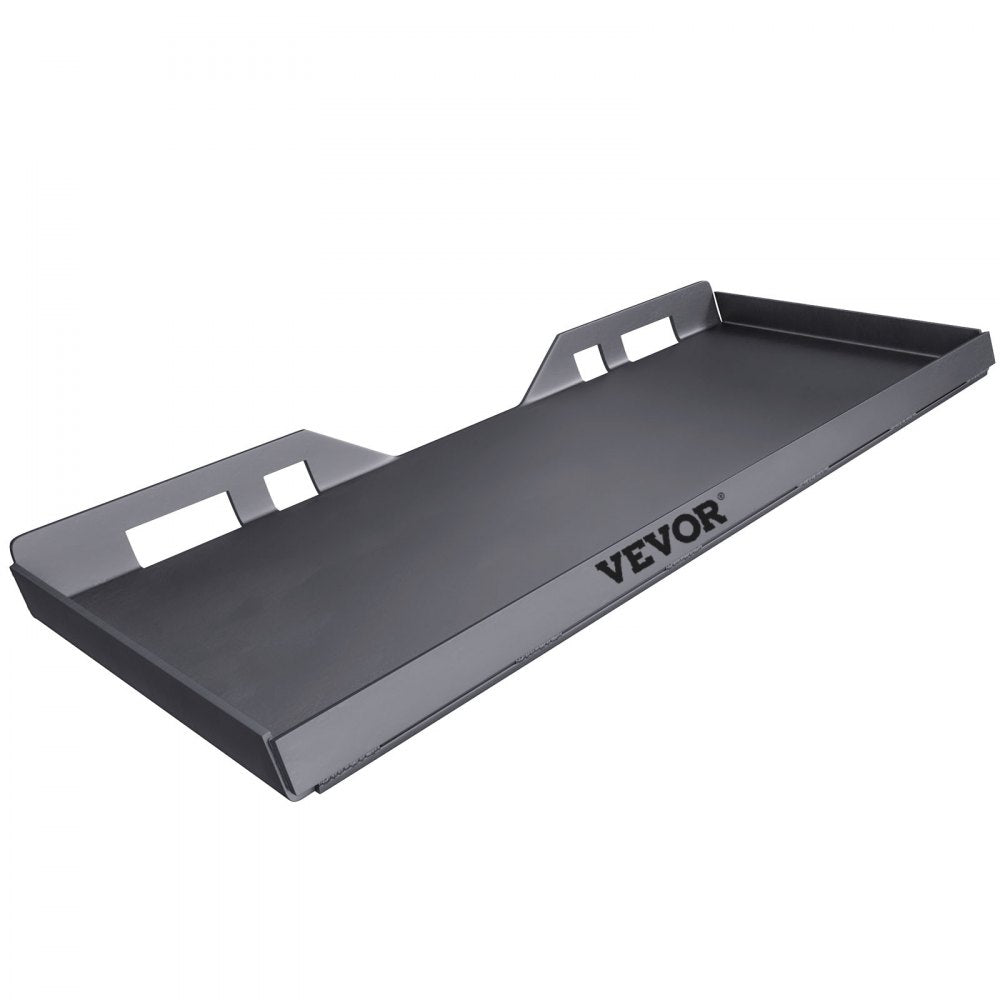 Heavy-Duty 1/4" Steel Skid Steer Mount Plate with Quick Attachment and 3 Welding Rods for Versatile Accessory Installation