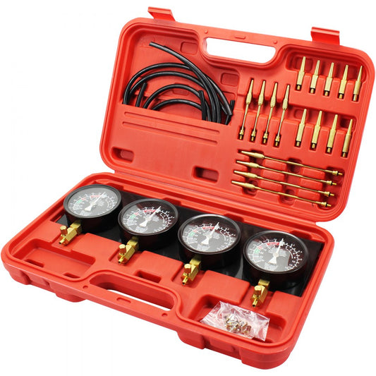 Pro Fuel Vacuum Carburetor Synchronizer carb sync Gauge Set Rubber Hose