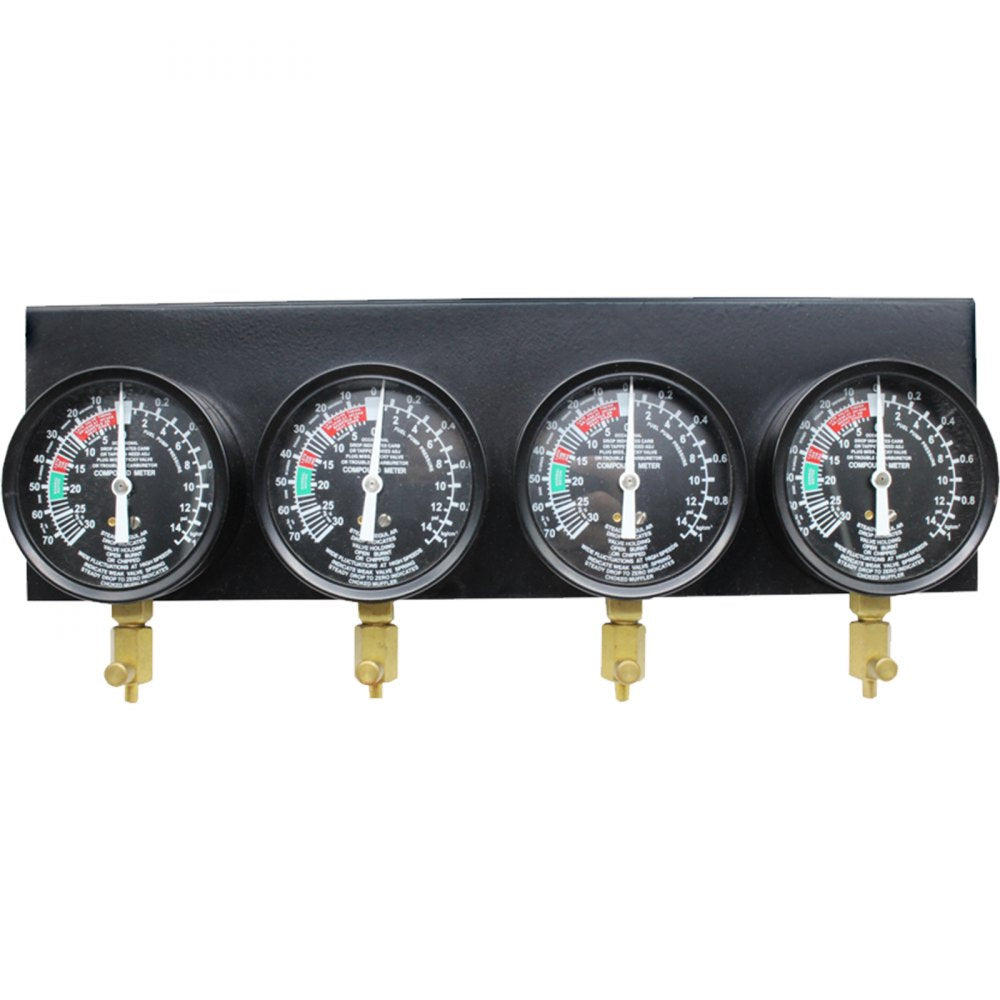 Pro Fuel Vacuum Carburetor Synchronizer carb sync Gauge Set Rubber Hose