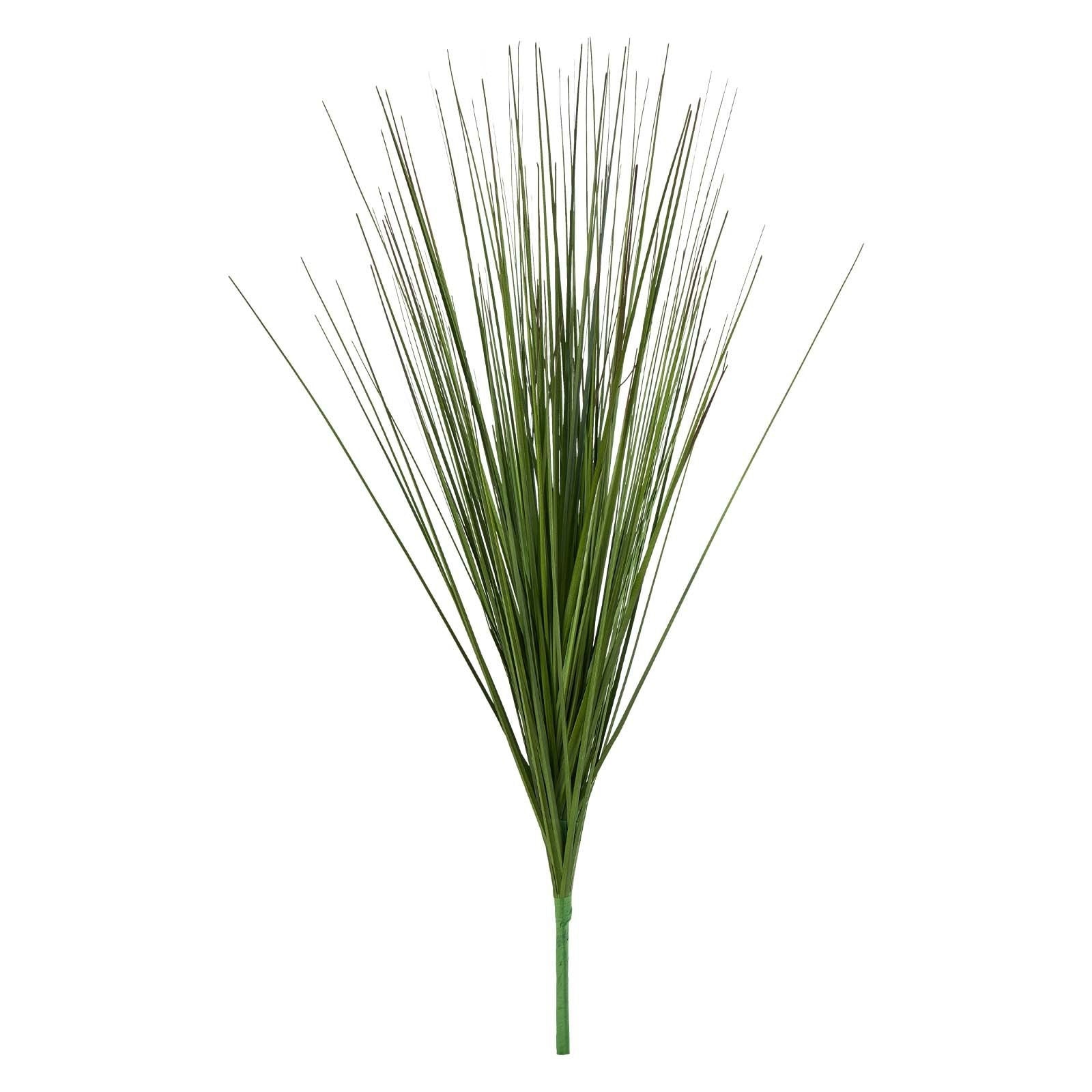 27" Faux Onion Grass Shrubs - Premium PVC Artificial Greenery for Indoor/Outdoor Home, Office, Garden Decor - 8 Pack