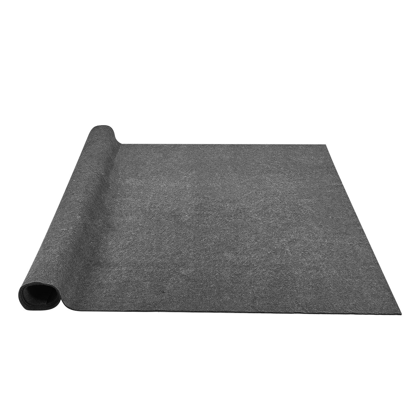 9' x 12' Gray Polyester Felt Rug Pad - Thick Cushioning, Protective Carpet Padding for All Floors, Premium Comfort, Anti-Slip, Soft Underfoot, Durable Carpet Cushion, 1/2" Thick, Multi-Sized Options Available