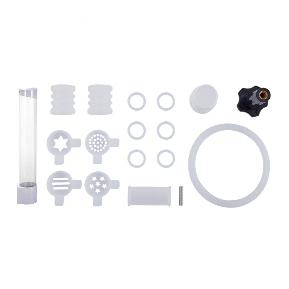 VEVOR Commercial Ice Cream Machine 5.3 to 7.4Gal per Hour Soft Serve with LED Display Auto Clean 3 Flavors Perfect for Restaurants Snack Bar, 2200W, Sliver