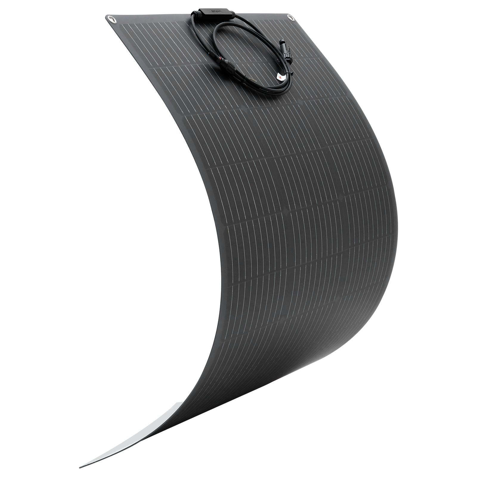 100W Flexible Solar Panel, High-Efficiency 23% Mono Off-Grid Charger, IP67 Waterproof, Ideal for Marine, RV, Car, Cabin, Bendable for Curved Surfaces