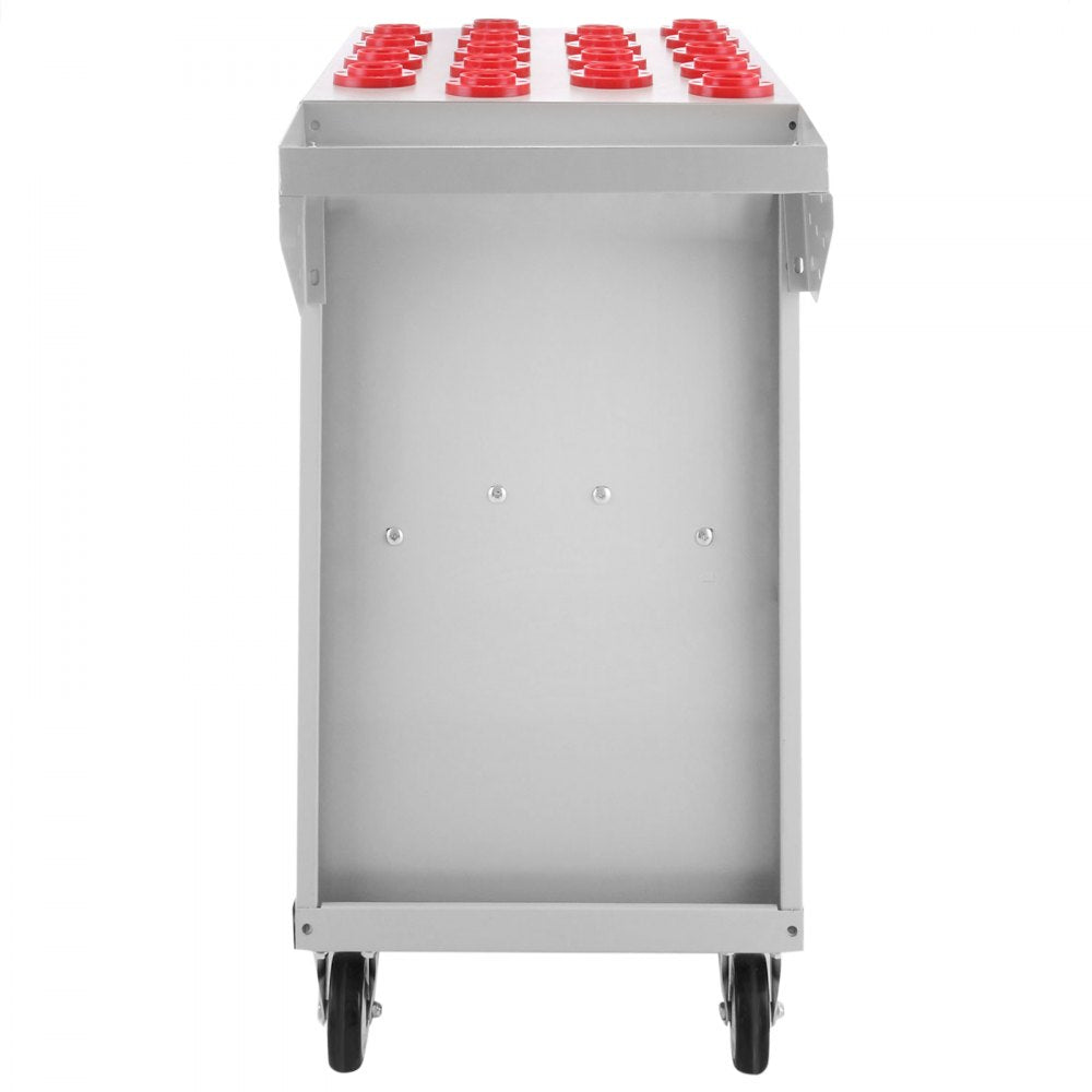 Mobile BT40 CNC Tooling Trolley with White Finish for Efficient Tool Organization