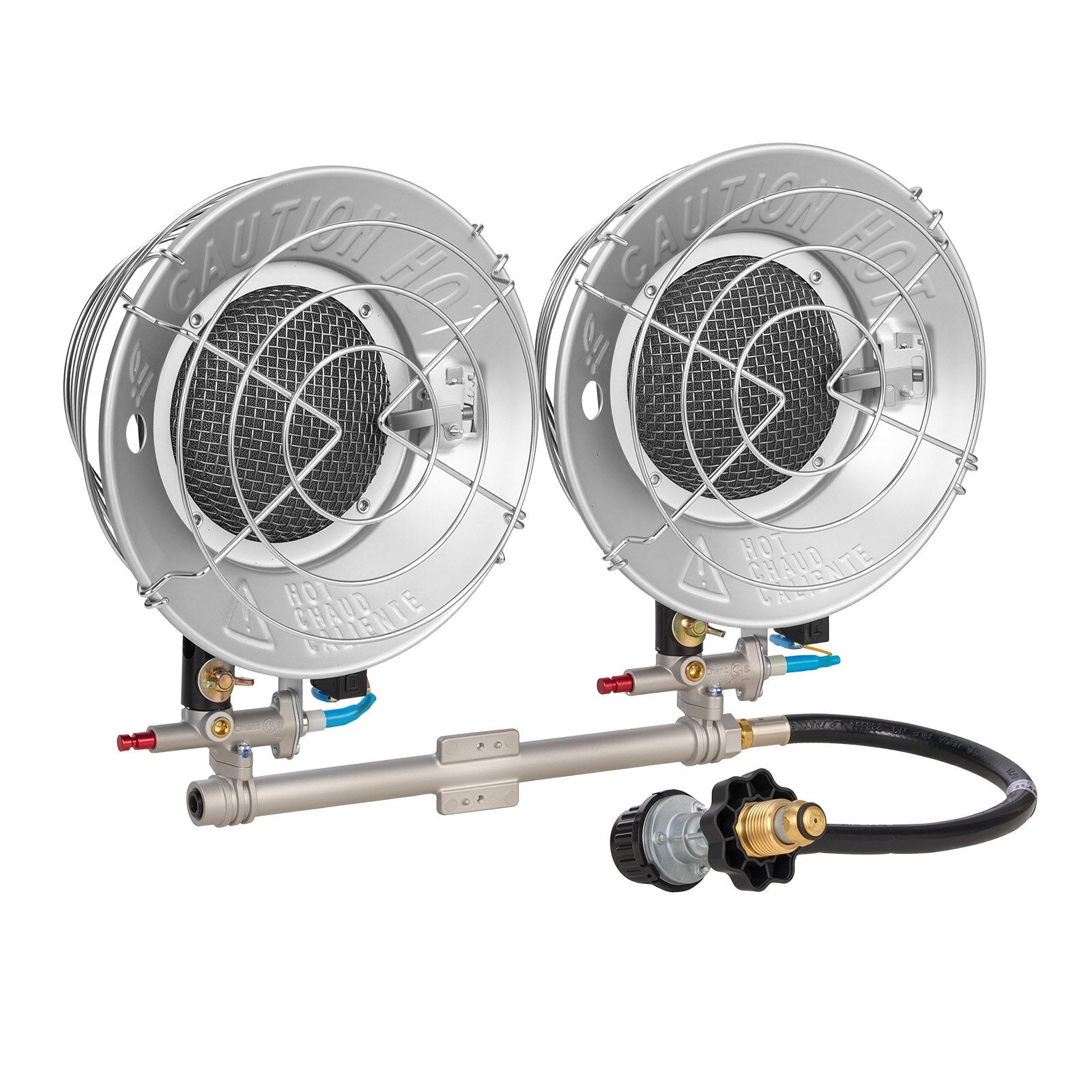 High-Efficiency 30,000 BTU Propane Tank Top Heater – Infrared Radiant Heat with 3 Settings for Outdoor Activities, Ice Fishing, Hunting, and More