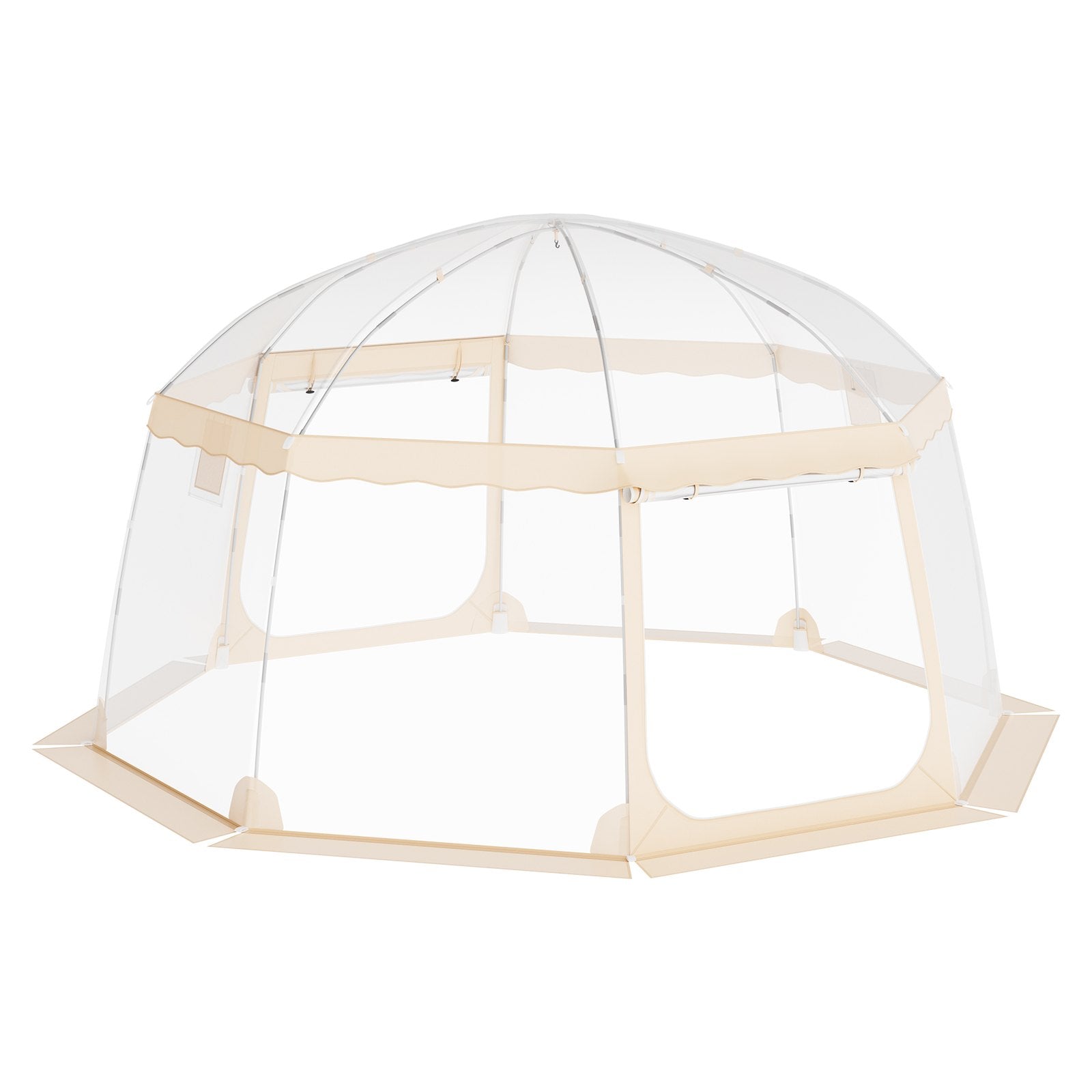 Instant Pop-Up Sports Tent for 12-15 People - Weatherproof Shelter Pod with Clear Views for Soccer, Football, Softball & Outdoor Events