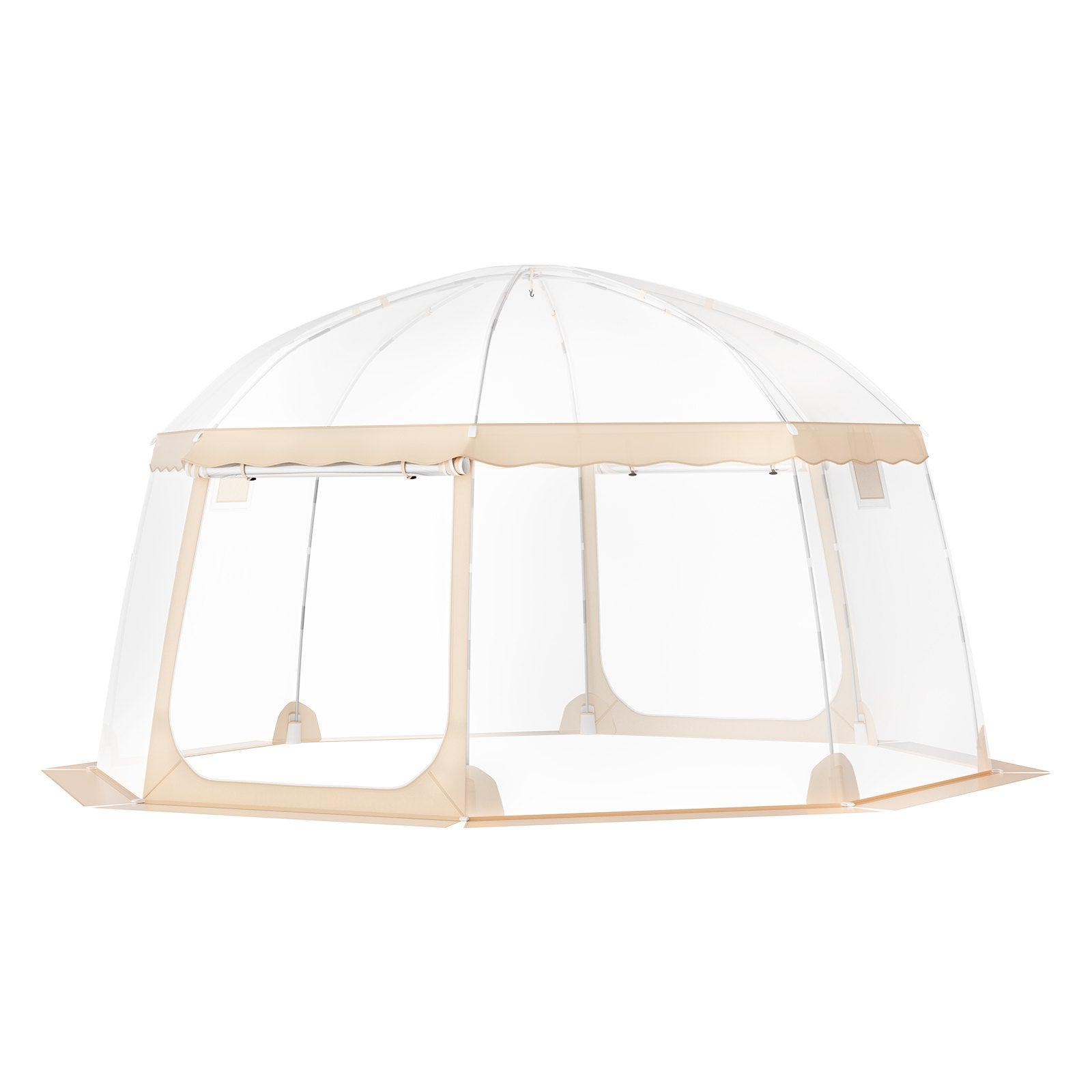 Instant Pop-Up Sports Tent for 12-15 People - Weatherproof Shelter Pod with Clear Views for Soccer, Football, Softball & Outdoor Events