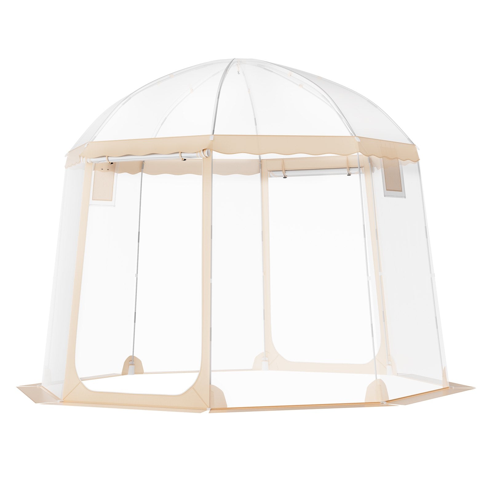 Instant Pop-Up Sports Tent for 4-8 People - Weatherproof Pod with Clear View, Perfect for Soccer, Football, Softball, Parades & More Outdoor Events
