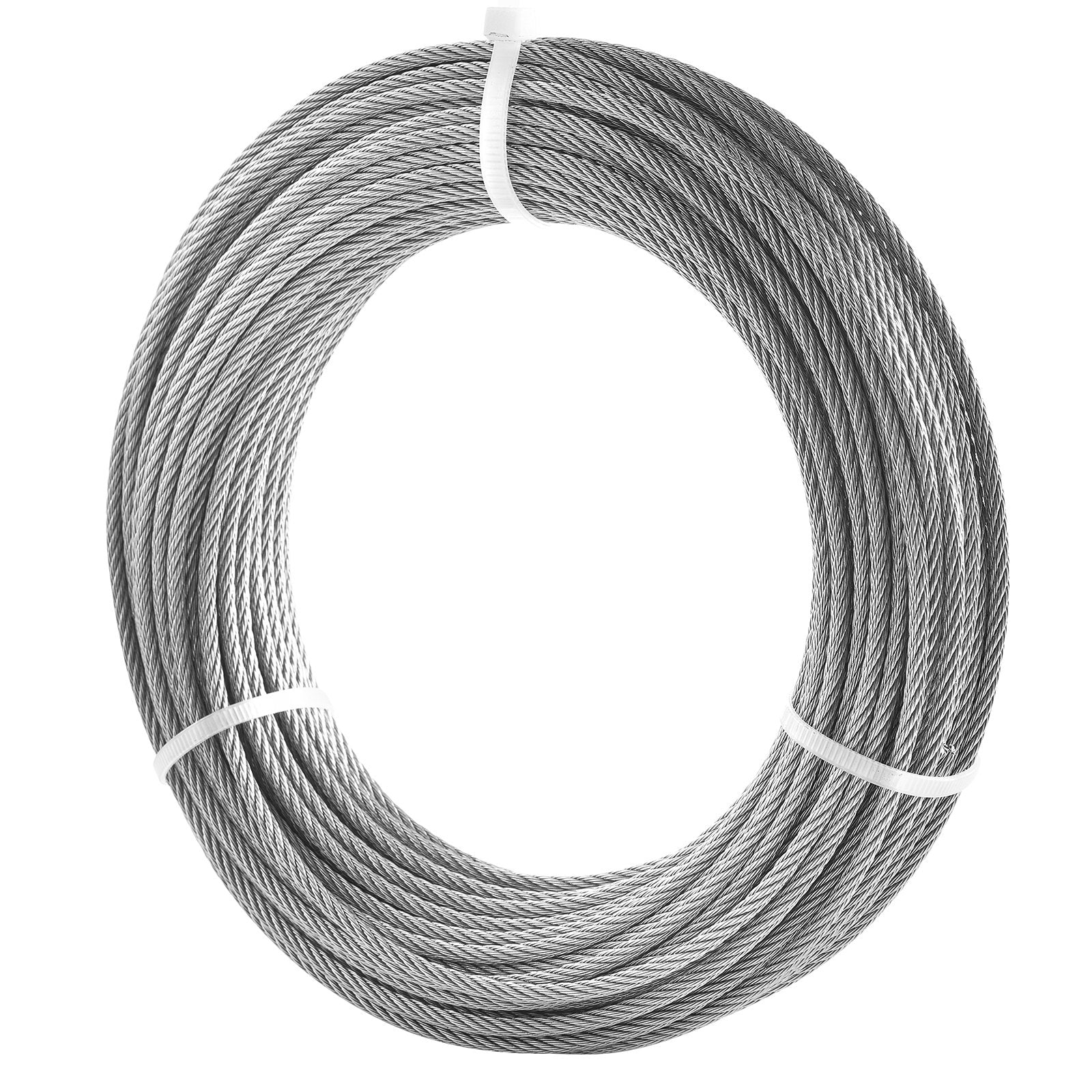 Premium 1/8" 316 Stainless Steel Wire Rope Kit, 100 ft Cable with Sleeves & Thimbles, 1600 lbs Strength for Decking, Handrail, Fencing & Outdoor Use