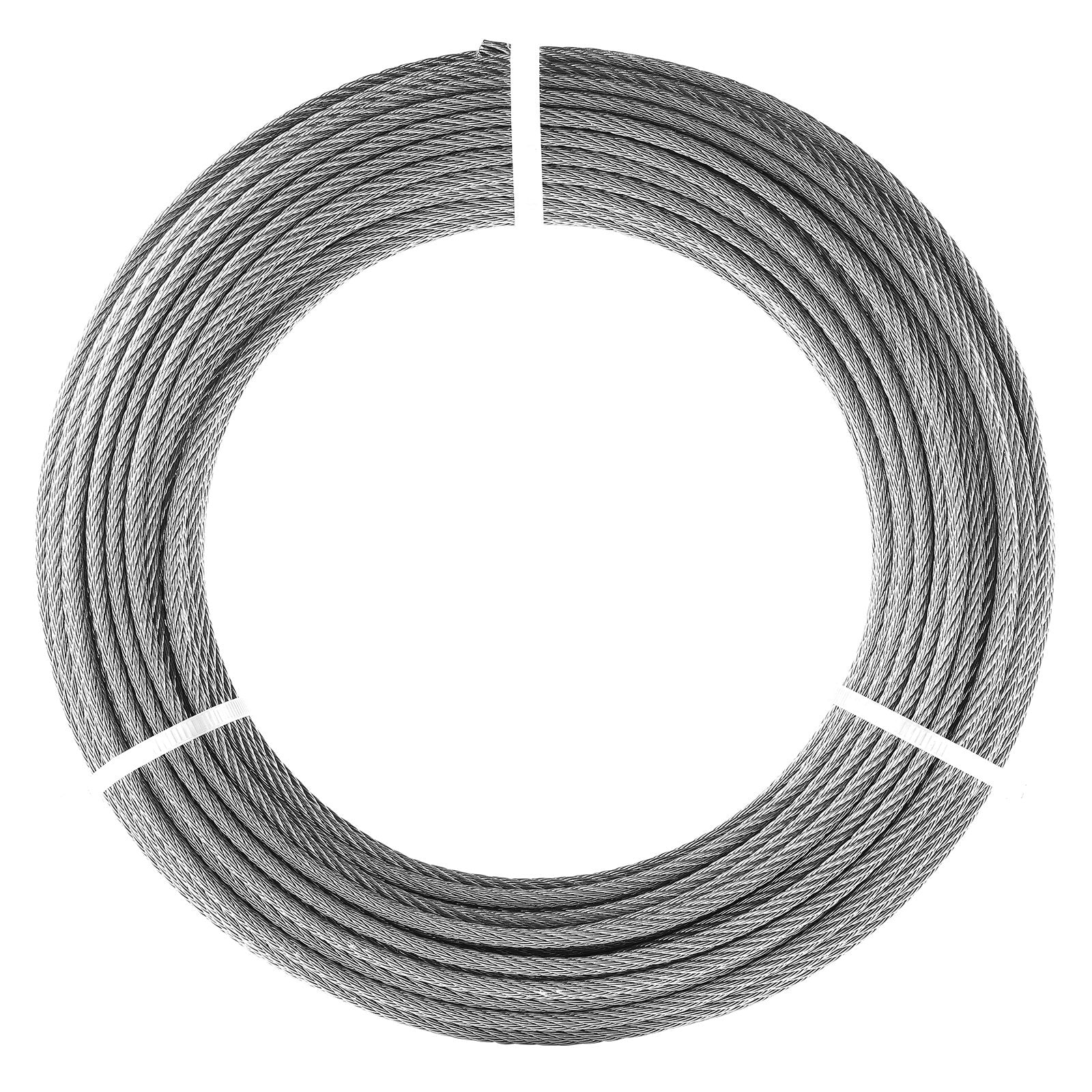 Premium 1/8" 316 Stainless Steel Wire Rope Kit, 100 ft Cable with Sleeves & Thimbles, 1600 lbs Strength for Decking, Handrail, Fencing & Outdoor Use
