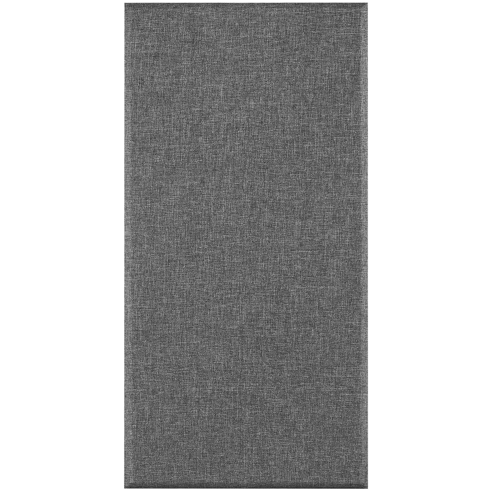 Acoustic Panels 4-Pack, 2" Thick Gray Fiberglass Soundproof Boards, Self-Adhesive for Studio, Office, Home Theater, Meeting Room, Easy & Aesthetic Sound Absorption Solution