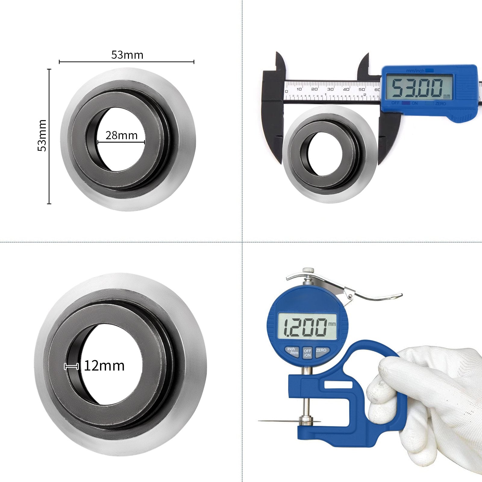 4-Pack High-Strength Alloy Wire Stripper Blades for HXSMS-26 Machines, Precision Quenching, Ideal for Scrap Copper Wire Cutting
