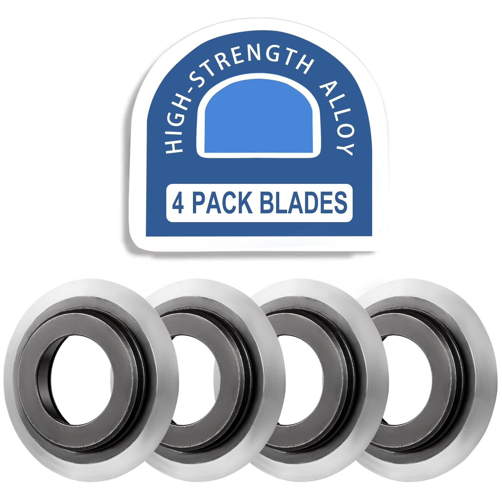 4-Pack High-Strength Alloy Wire Stripper Blades for HXSMS-26 Machines, Precision Quenching, Ideal for Scrap Copper Wire Cutting
