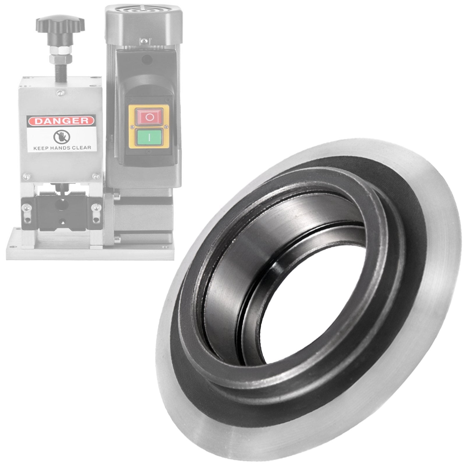 4-Pack High-Strength Alloy Wire Stripper Blades for HXSMS-26 Machines, Precision Quenching, Ideal for Scrap Copper Wire Cutting