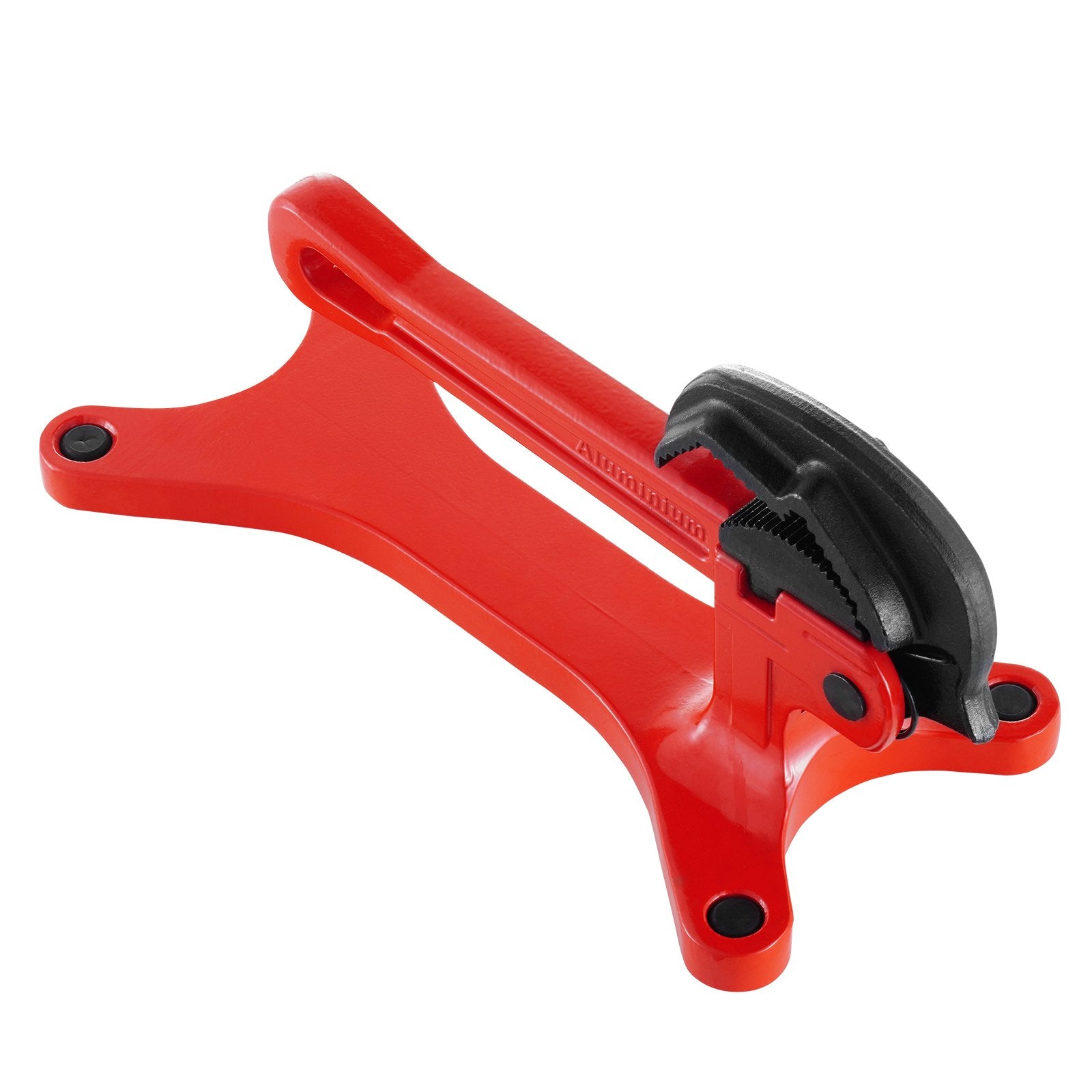 Lightweight Aluminum Portable Pipe Vise for 1/8" to 1-1/2" Pipes, Ideal for Plumbing Installation, Repair, Maintenance, with Durable Non-Slip Jaws
