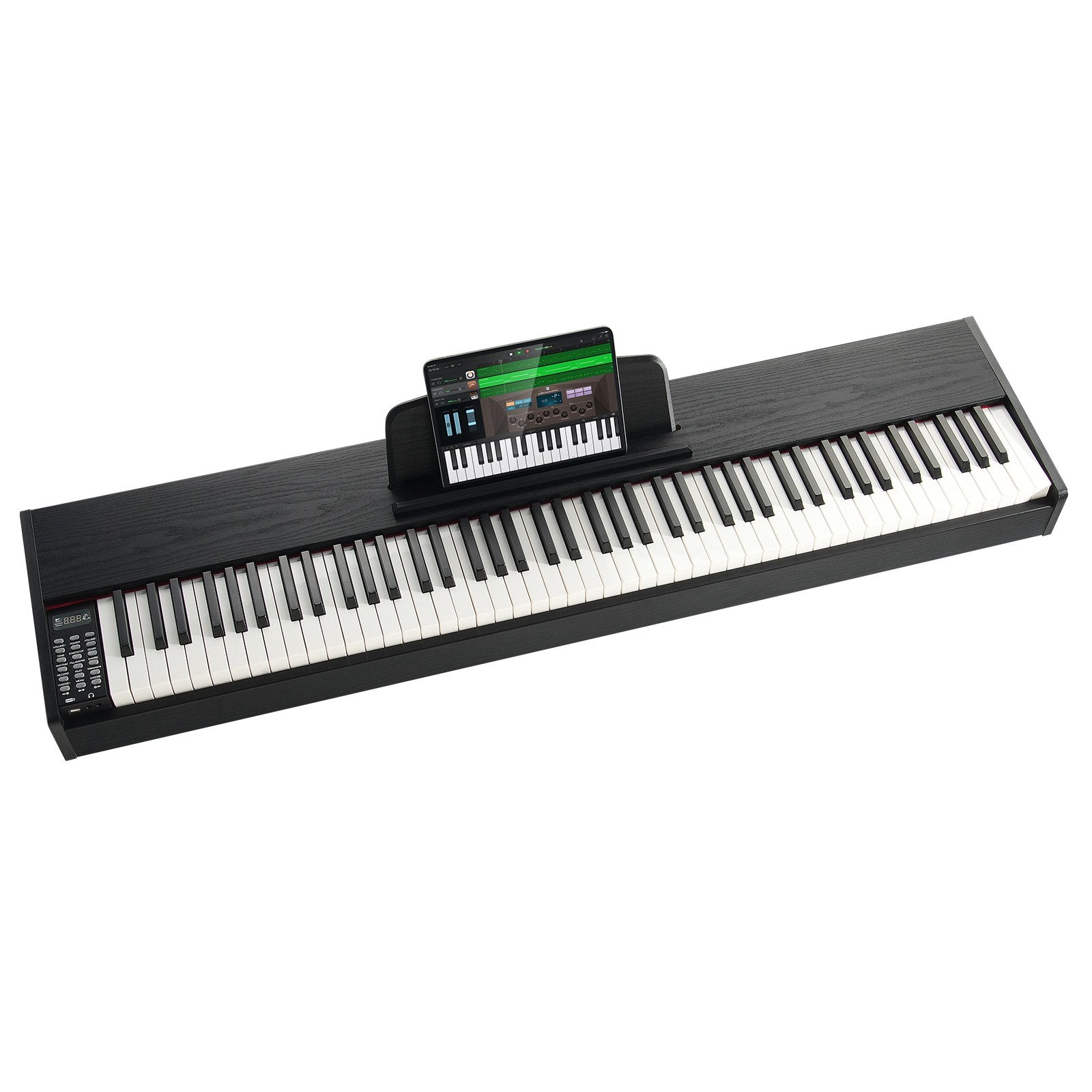 88-Key Fully Weighted Digital Piano with Dual Keyboard, Built-In Speakers, Sustain Pedal, Bluetooth, USB/MIDI Support, 200 Tones & Rhythms for Beginners & Teachers