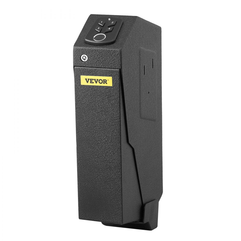 VEVOR Handgun Safe Box Fingerprint Pistol Gun Safes Gun Storage Case Handgun Holder Quick Access Security Lock Key Vault?OS580SE?