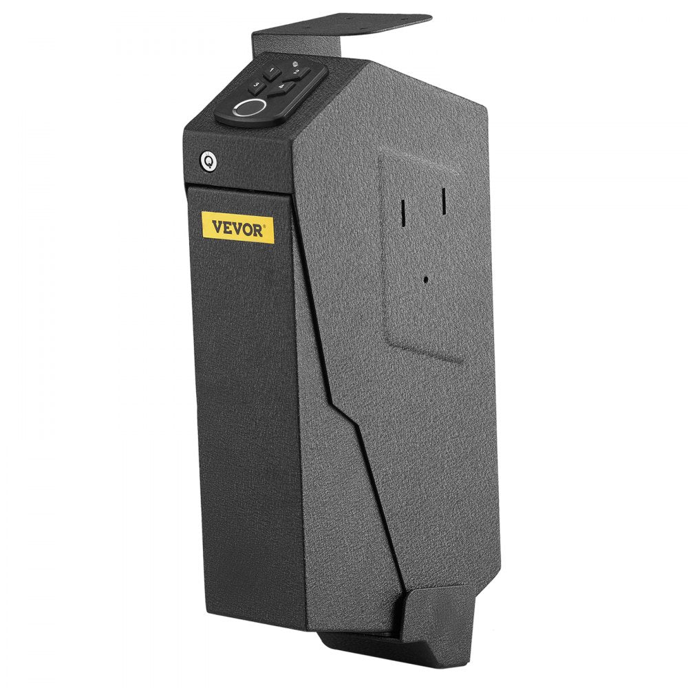 VEVOR Handgun Safe Box Fingerprint Pistol Gun Safes Gun Storage Case Handgun Holder Quick Access Security Lock Key Vault?OS580SE?
