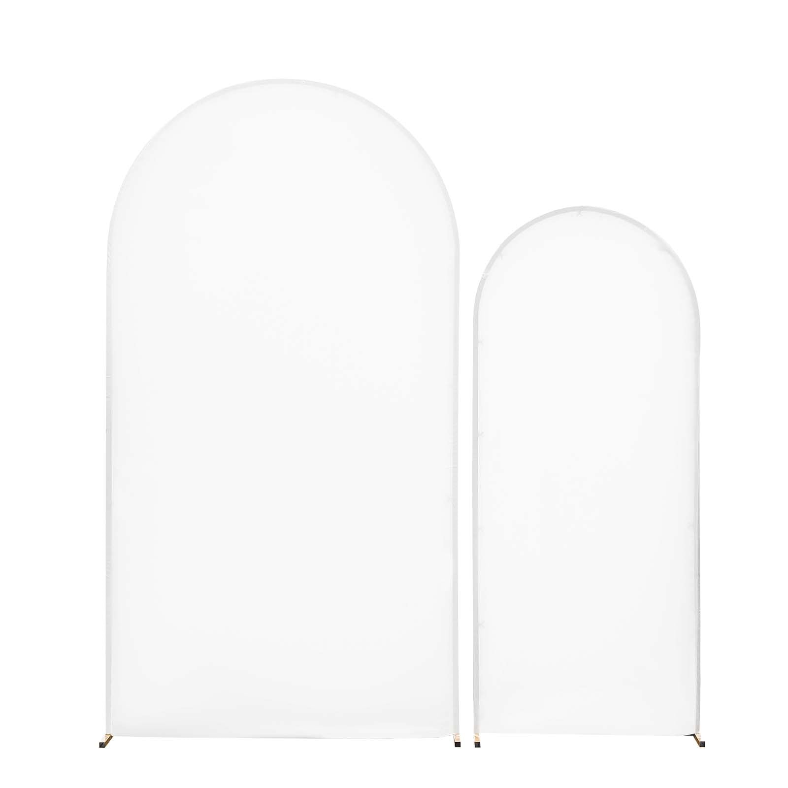 Elegant Gold Arch Backdrop Stand Set - 7.2ft & 6ft, Easy Assembly, Stable Structure for Weddings, Parties, and Celebrations with Cover