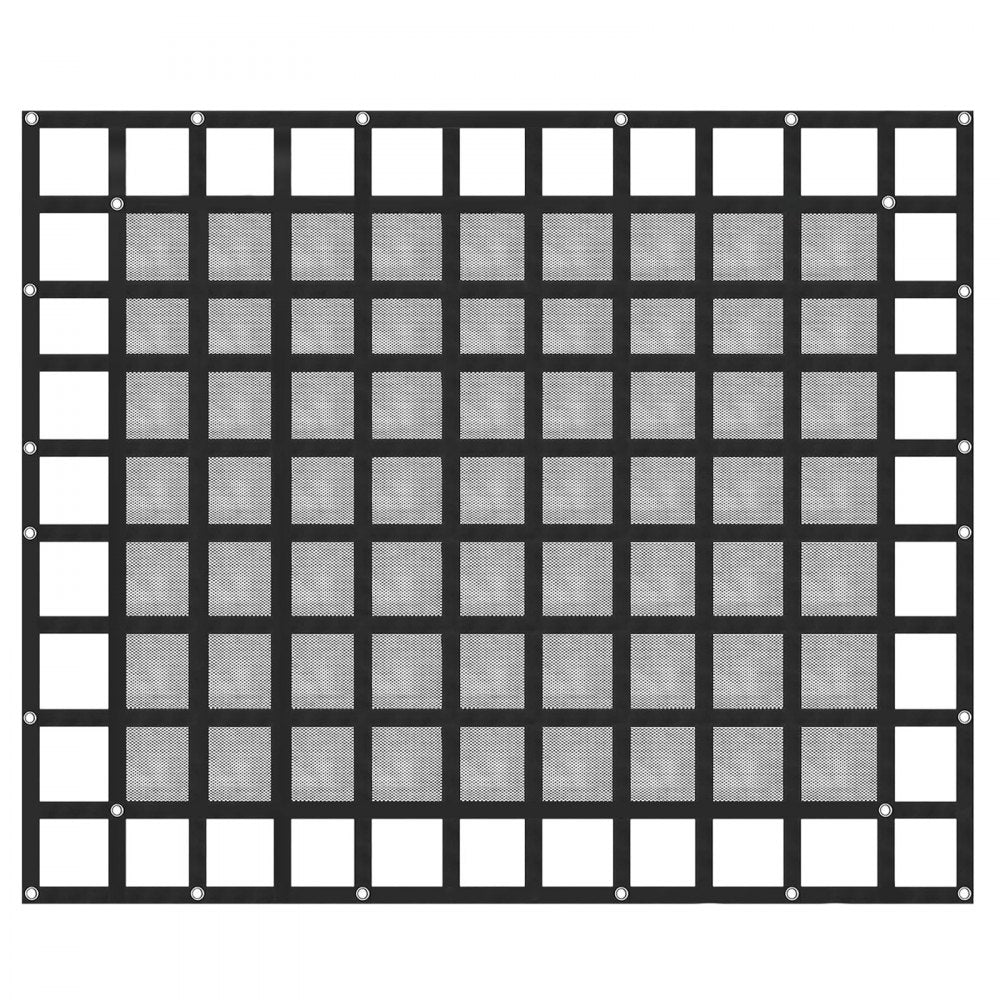 8' X 6.7' Cargo Net With Mesh Truck Bed Cargo Net Capacity 1100lbs Heavy Duty