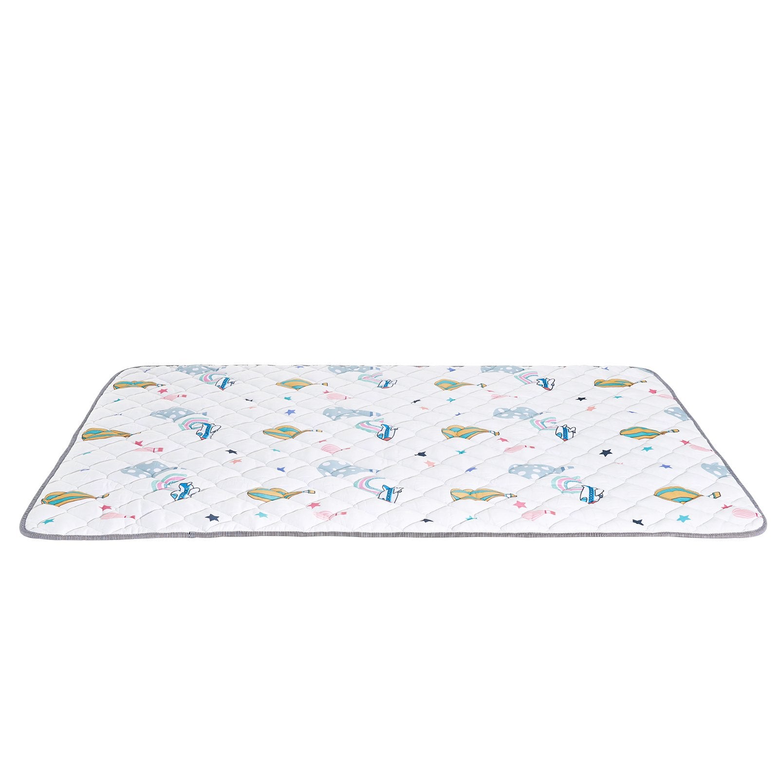 Spacious Baby Play Mat 59"x79" - Non-Slip, Soft, Foldable, Waterproof Activity Mat for Babies, Toddlers & Infants, Machine Washable for Play & Tummy Time