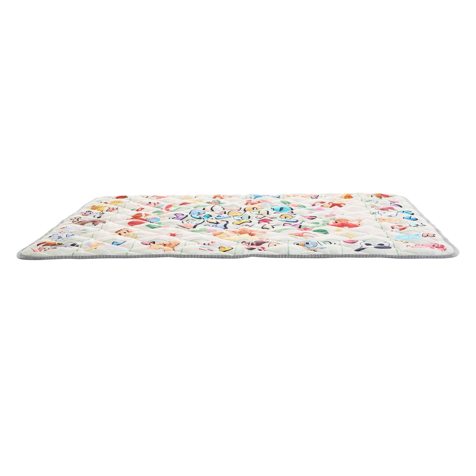 Deluxe Baby Play Mat 50"x50" - Thick, Soft, Non-Slip & Waterproof Crawling Mat for Babies, Toddlers, Infants - Foldable, Rollable, Machine Washable Activity Floor Mat for All Seasons