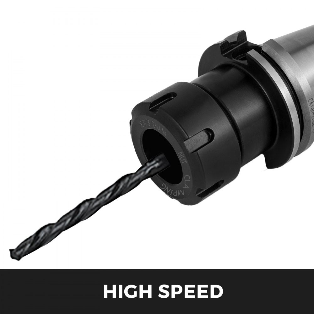 Set of 5 Precision ER32 Collet Chucks for CAT40 End Mill Holders