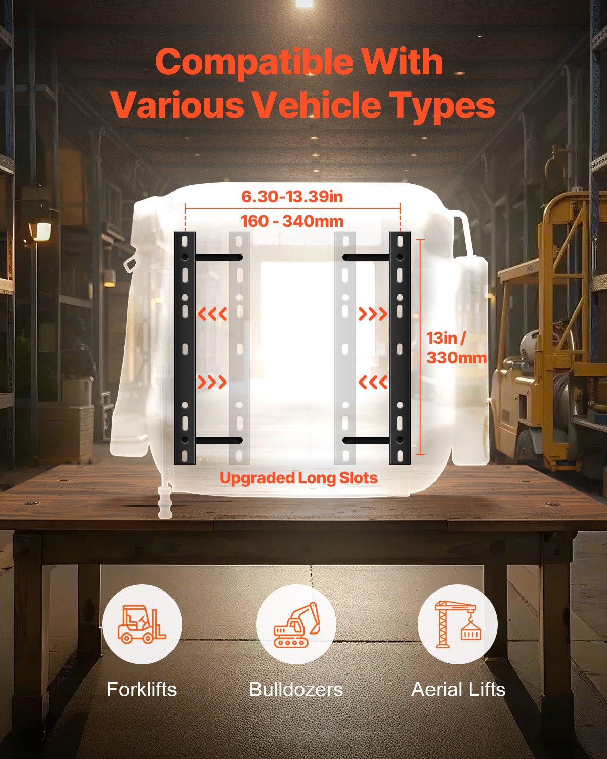 Universal Tractor & Forklift Seat with Adjustable Backrest, Armrest, Headrest & Safety Belt - Ergonomic, Secure, Versatile for Lawnmower, Skid Loader, Bulldozer