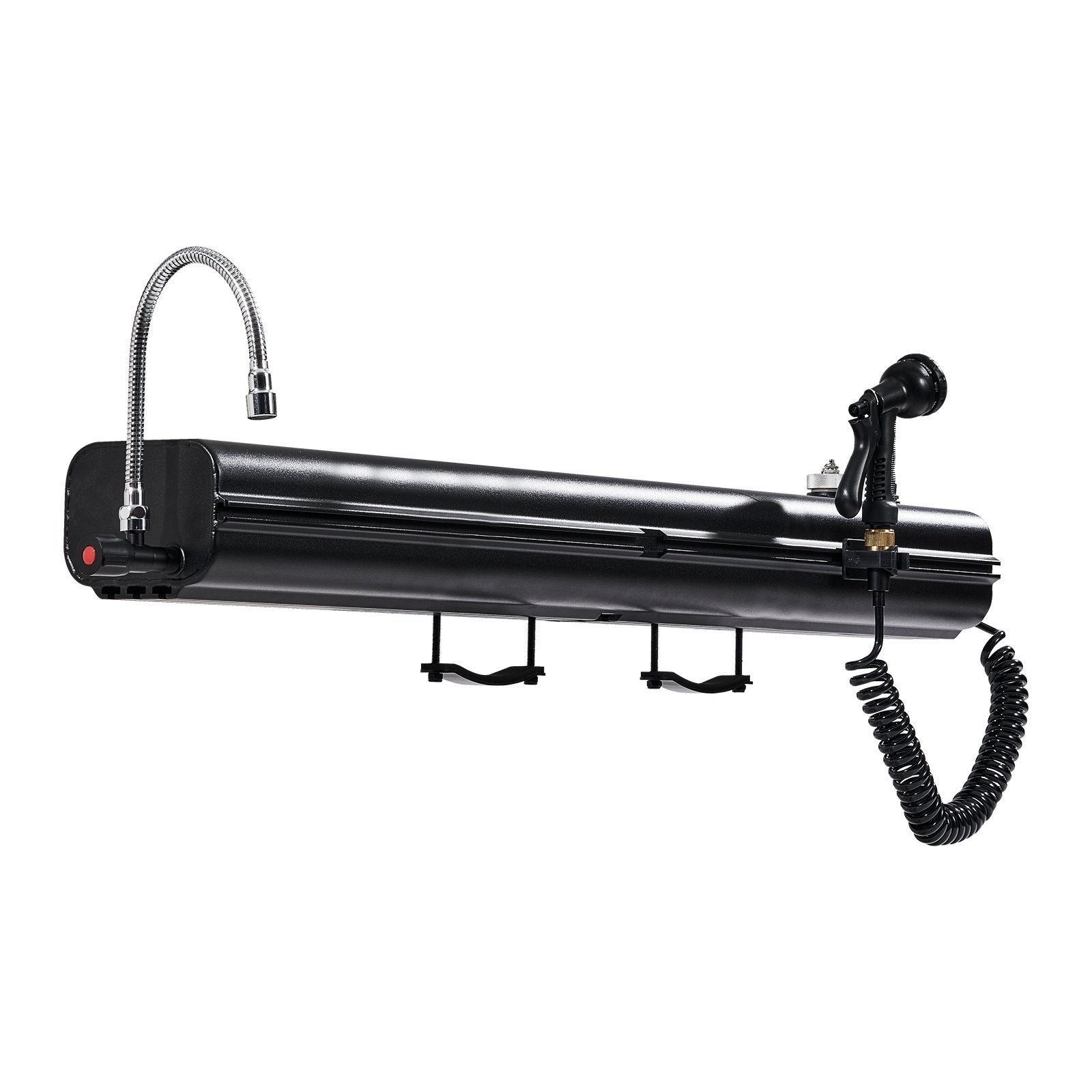 High-Capacity 4.5 Gal Roof Rack Water Tank with Multi-Dispensing System, Splash-Guard Panels & T-Slot for Trunks, Roll Bars, Crossbars
