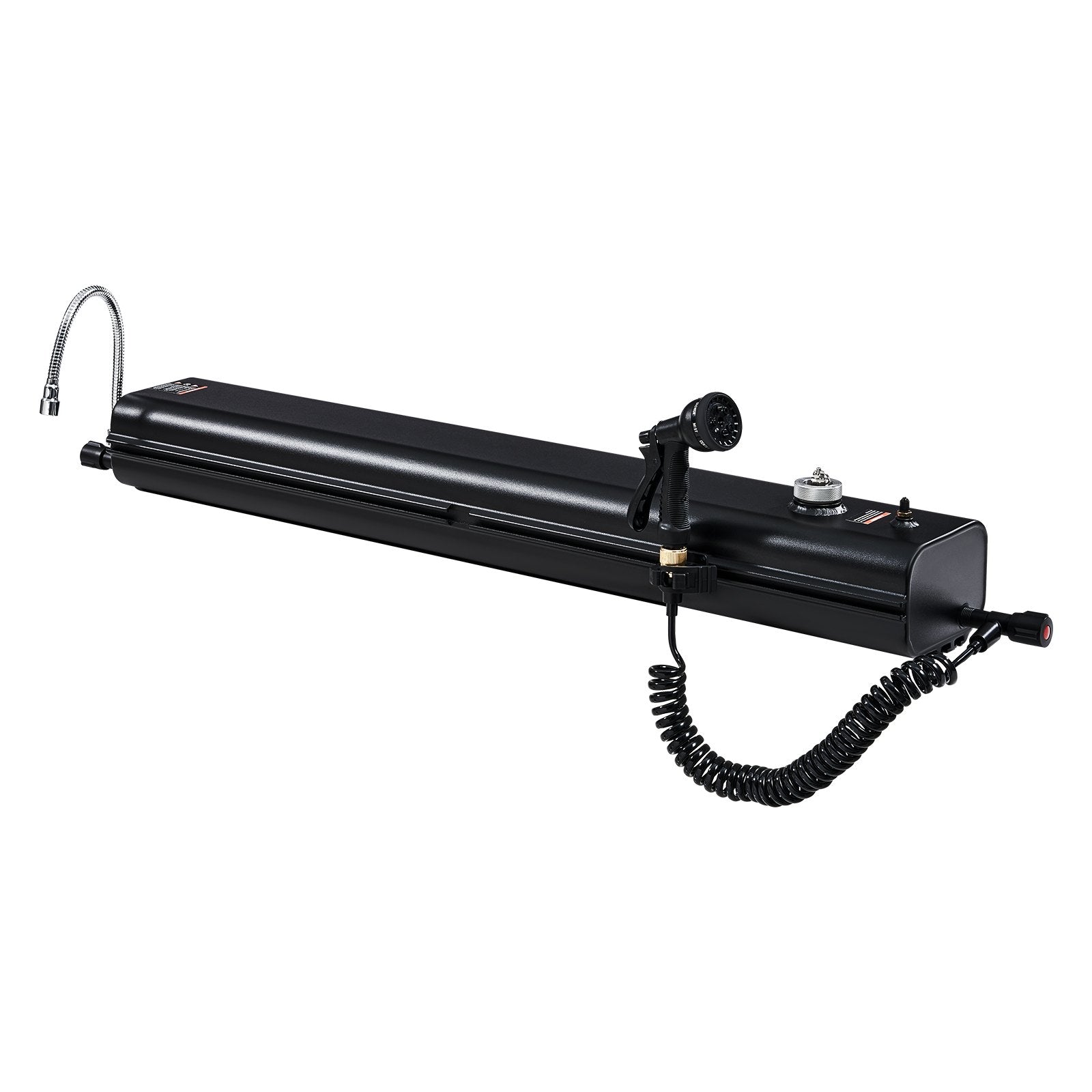 High-Capacity 4.5 Gal Roof Rack Water Tank with Multi-Dispensing System, Splash-Guard Panels & T-Slot for Trunks, Roll Bars, Crossbars
