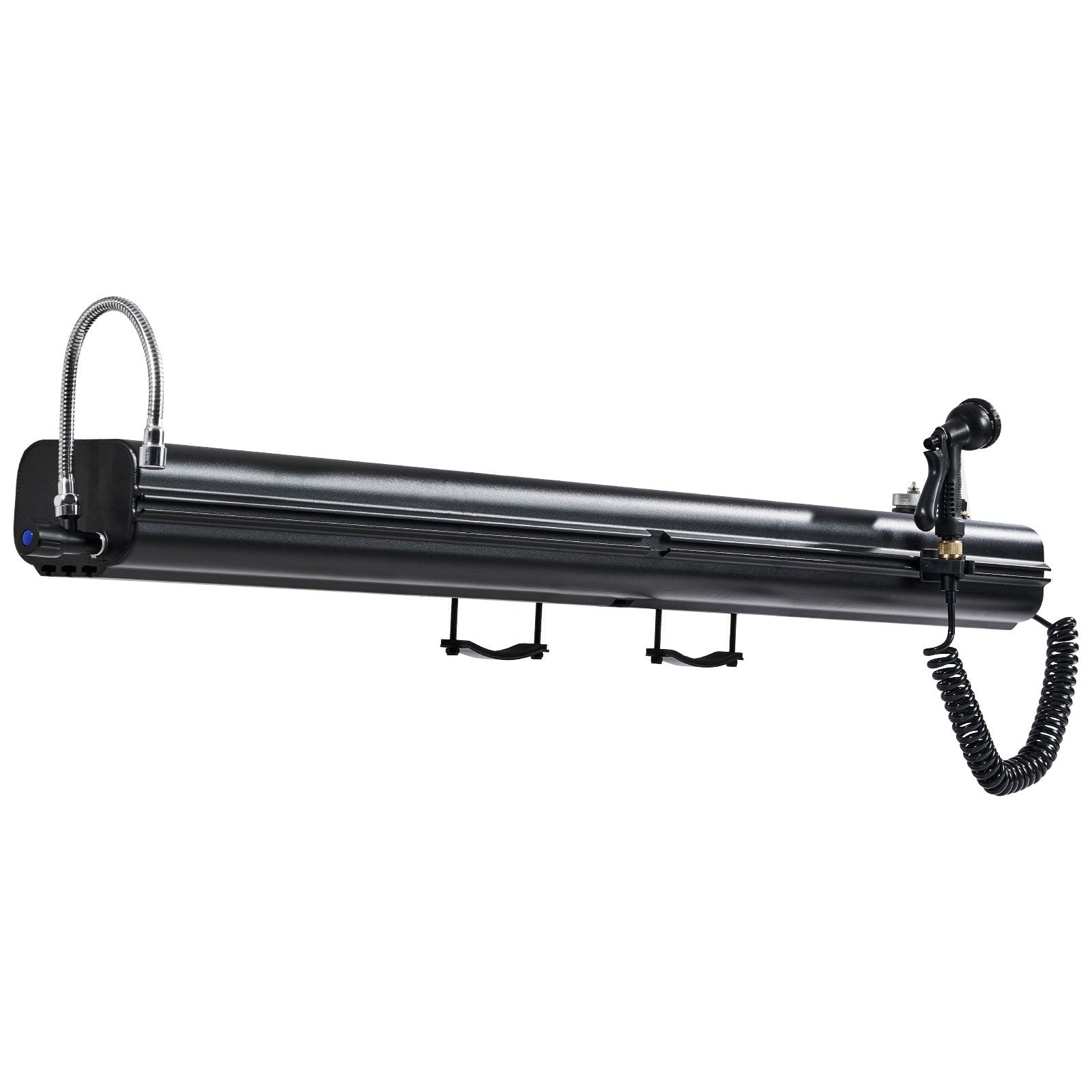 Robust 7 Gal Roof Rack Water Tank: Multi-Dispensing, High-Capacity Aluminum with Splash-Guard, T-Slot, Pressurization for Outdoor Adventures