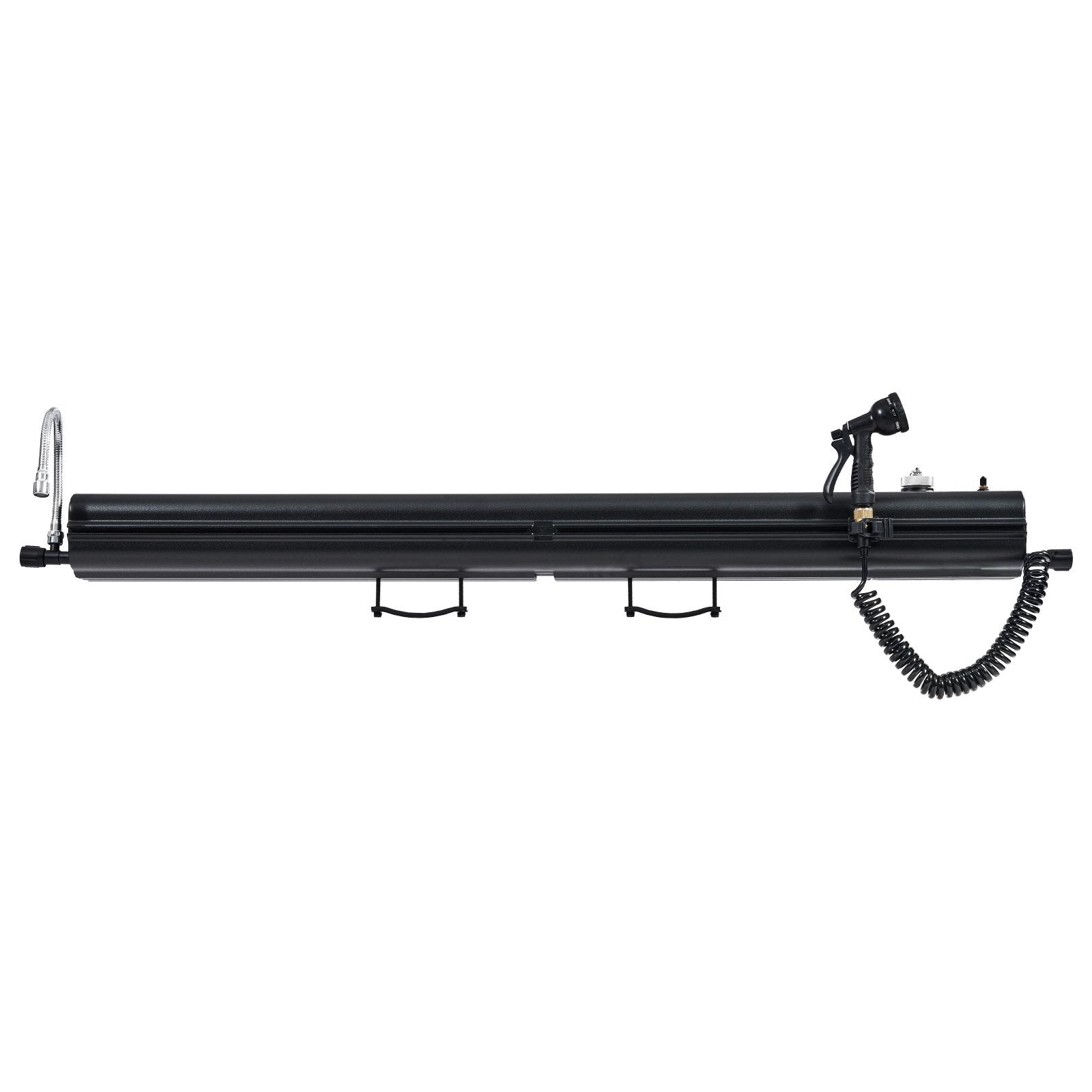 Robust 7 Gal Roof Rack Water Tank: Multi-Dispensing, High-Capacity Aluminum with Splash-Guard, T-Slot, Pressurization for Outdoor Adventures