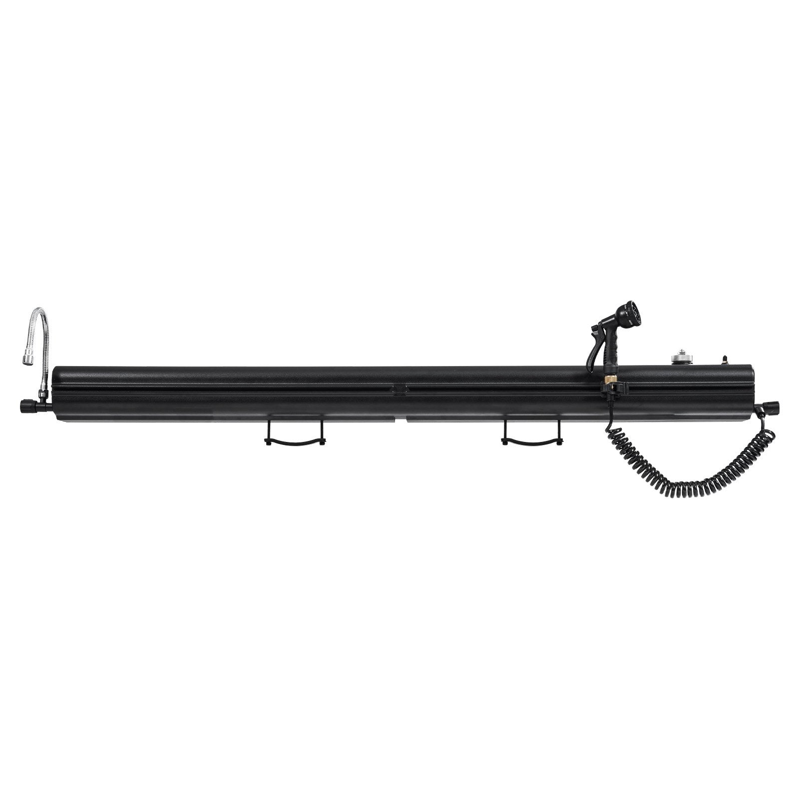 High-Capacity 8 Gallon Roof Rack Water Tank with Multi-Dispensing System, Splash-Guard Panels, T-slot, and Pressurization Port for Outdoor Adventures, Trunks, Roll Bars, and Crossbars