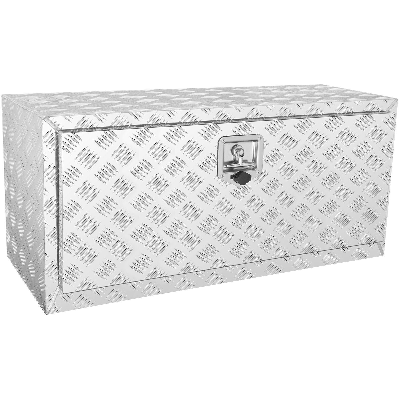 Robust Aluminum Underbody Truck Box 36"x17"x18" with Secure Lock, Waterproof T-Handle Latch for Trucks, Vans, Trailers, Weatherproof Storage Solution