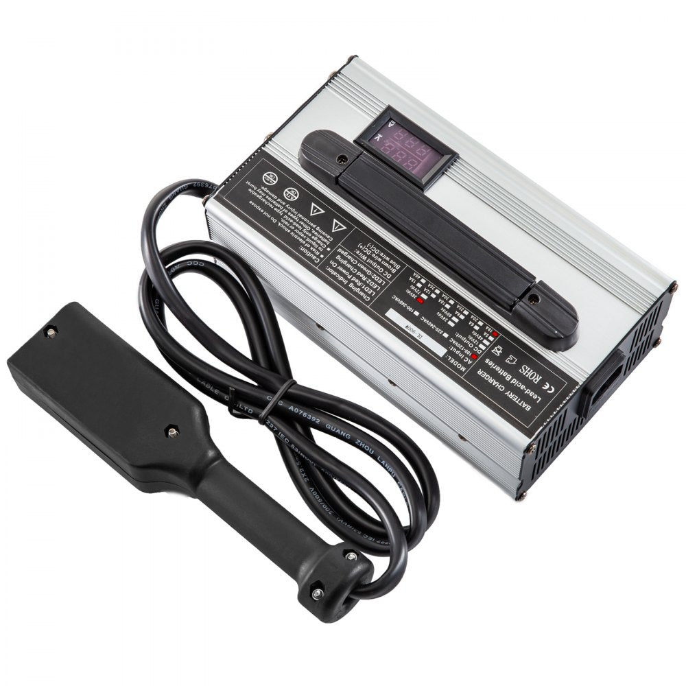 VEVOR 36V 18A Golf Cart Battery Charger Powerwise Plug with LED Indicator Lights 110V Club Car Charger for EzGo Ez-Go TXT Medalist D Style