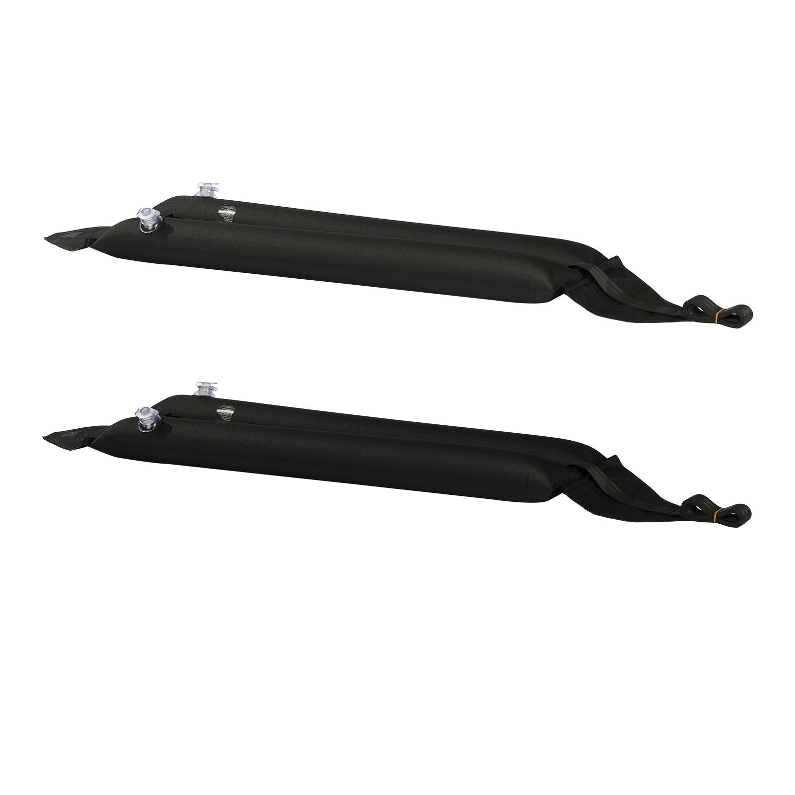 Universal Inflatable Soft Roof Rack Bars - 37.6" Car Roof Pads for Kayaks, Canoes, SUPs with Straps, Air Pump & Storage Bag, 88LBS Capacity
