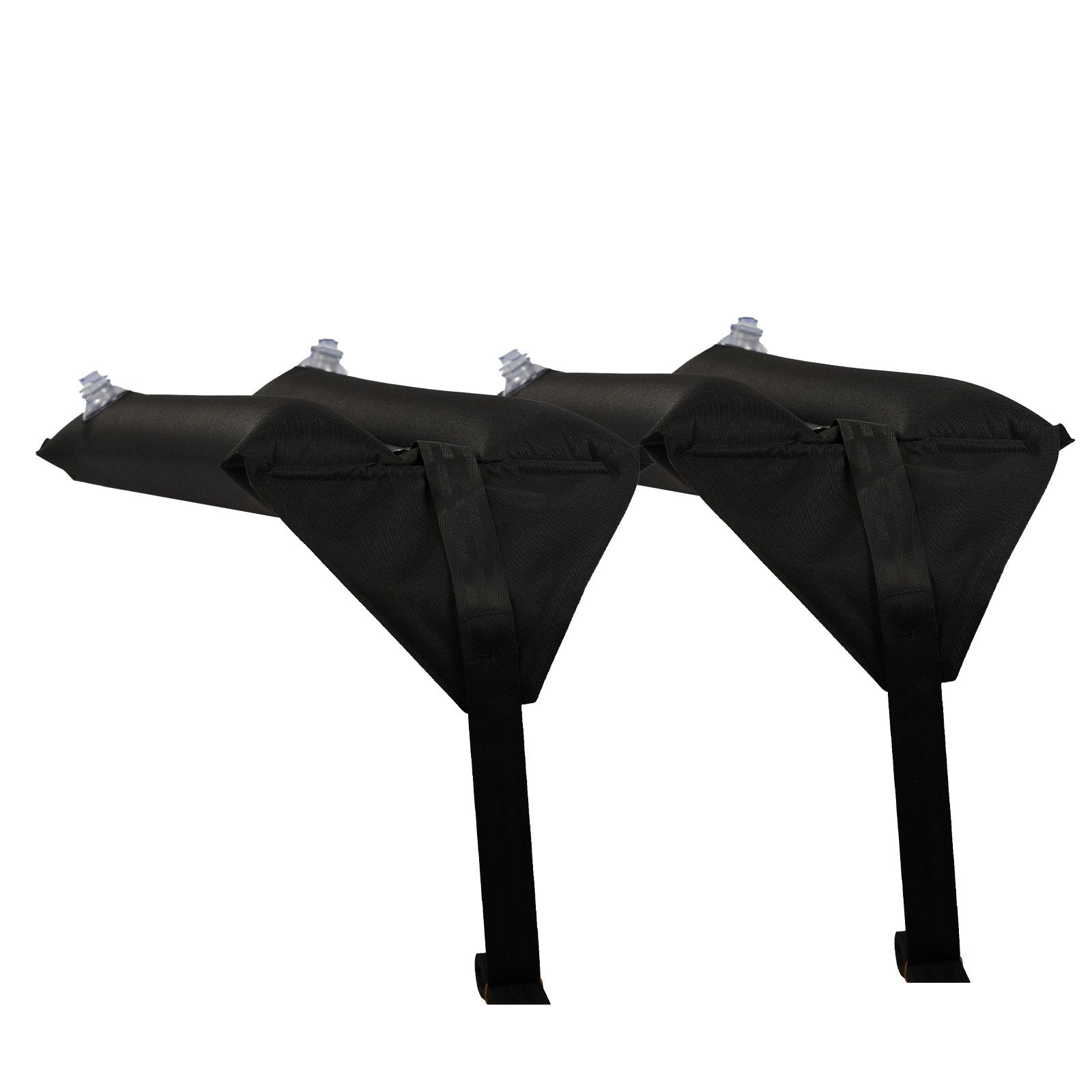 Universal Inflatable Soft Roof Rack Bars - 37.6" Car Roof Pads for Kayaks, Canoes, SUPs with Straps, Air Pump & Storage Bag, 88LBS Capacity