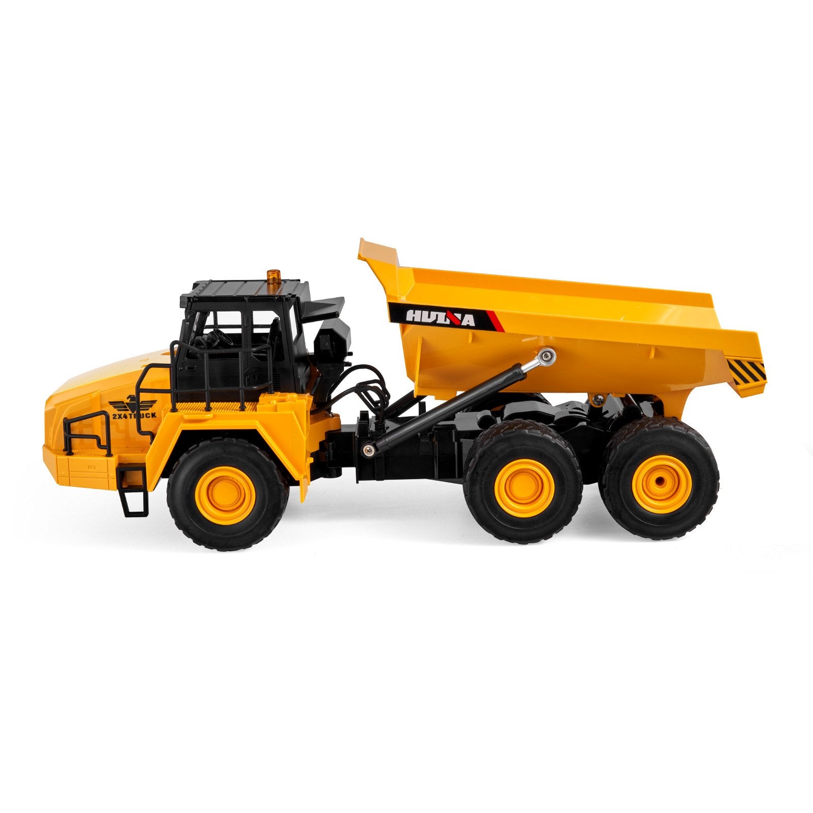 Remote Control Dump Truck, 11-Channel 1:16 Scale Construction Vehicle Toy with Metal Cabin & Lights for Kids 8+, Includes 2 Rechargeable Batteries, Perfect Gift for Boys & Girls, Realistic RC Truck with 4.4 lbs Load Capacity